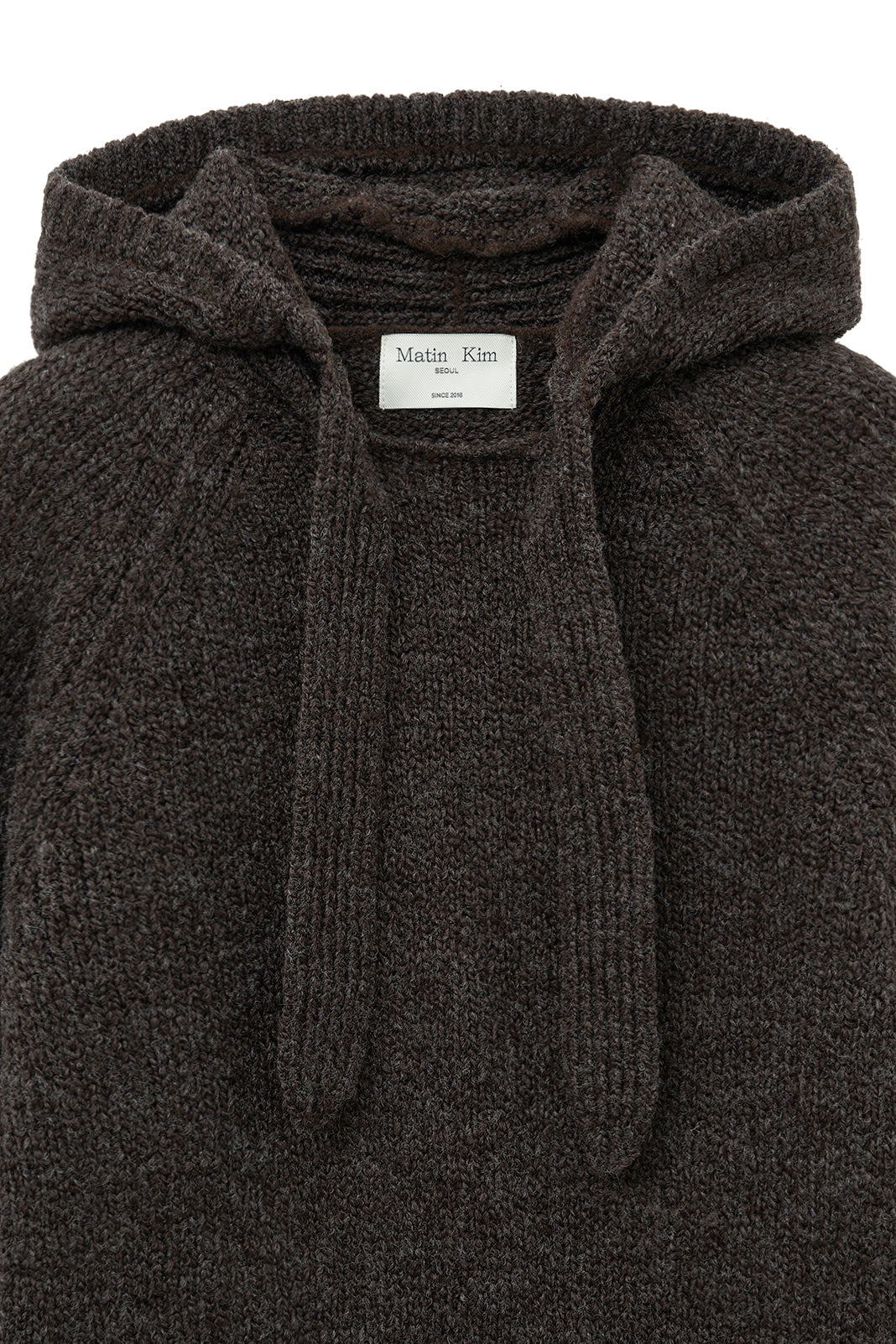 Matin Kim - Muffler Point Hoody Pullover (Brown) product image 4 | TRAB K-Fashion Australia