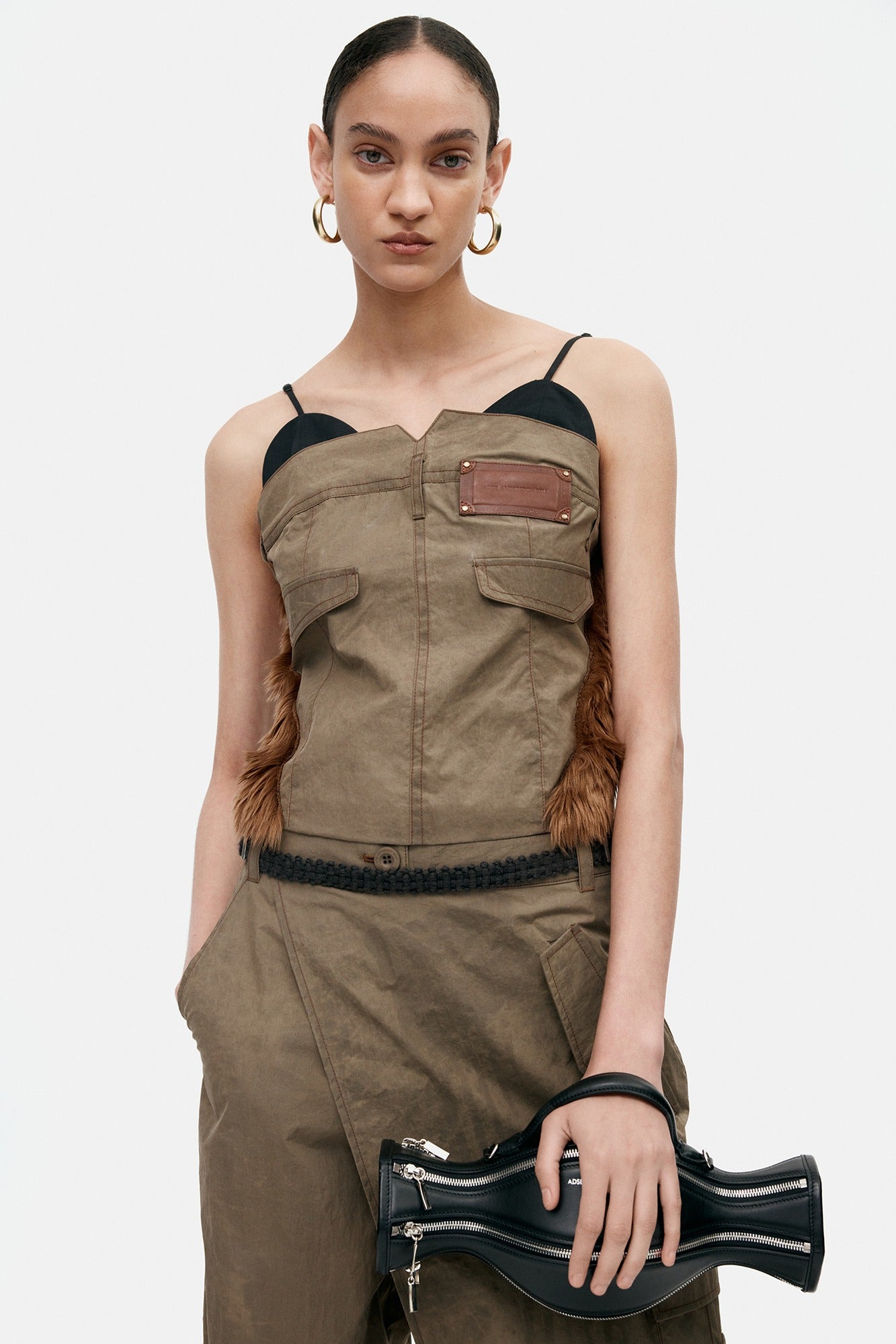 Andersson Bell - Trouser Custom Bustier (Taupe) product image 1 | TRAB K-Fashion Australia