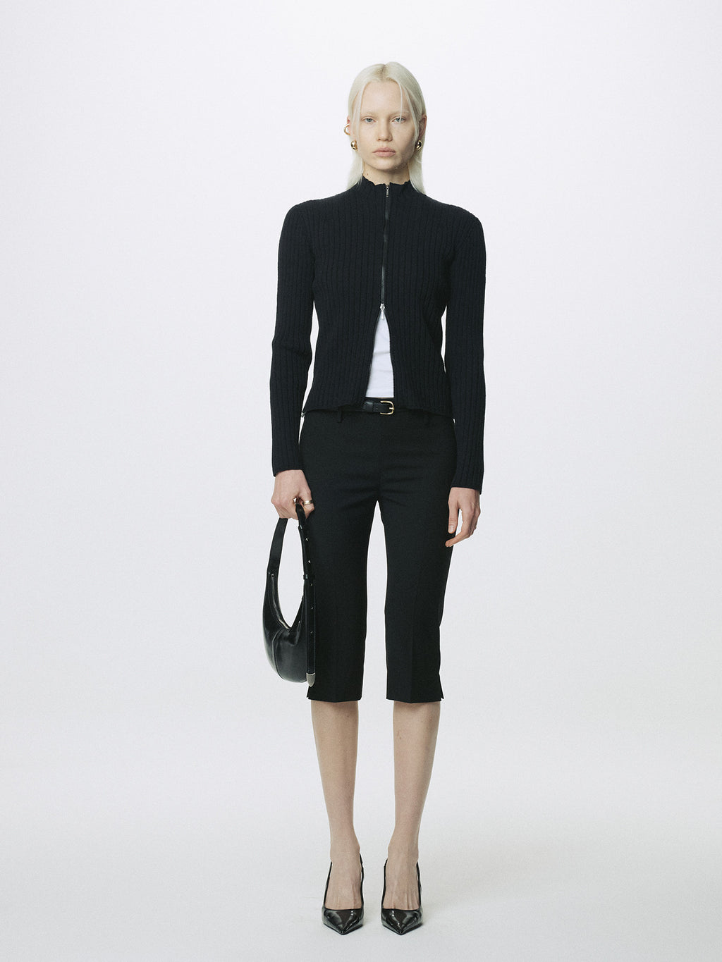 Tonywack - Wool Capri Trousers (Black) product image 5 | TRAB K-Fashion Australia