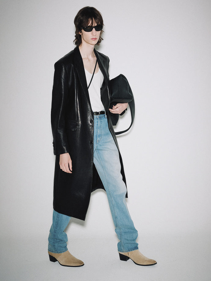 Tonywack - Vegetable Tanned Lamb Leather Single Coat (Black) product image 10 | TRAB K-Fashion Australia