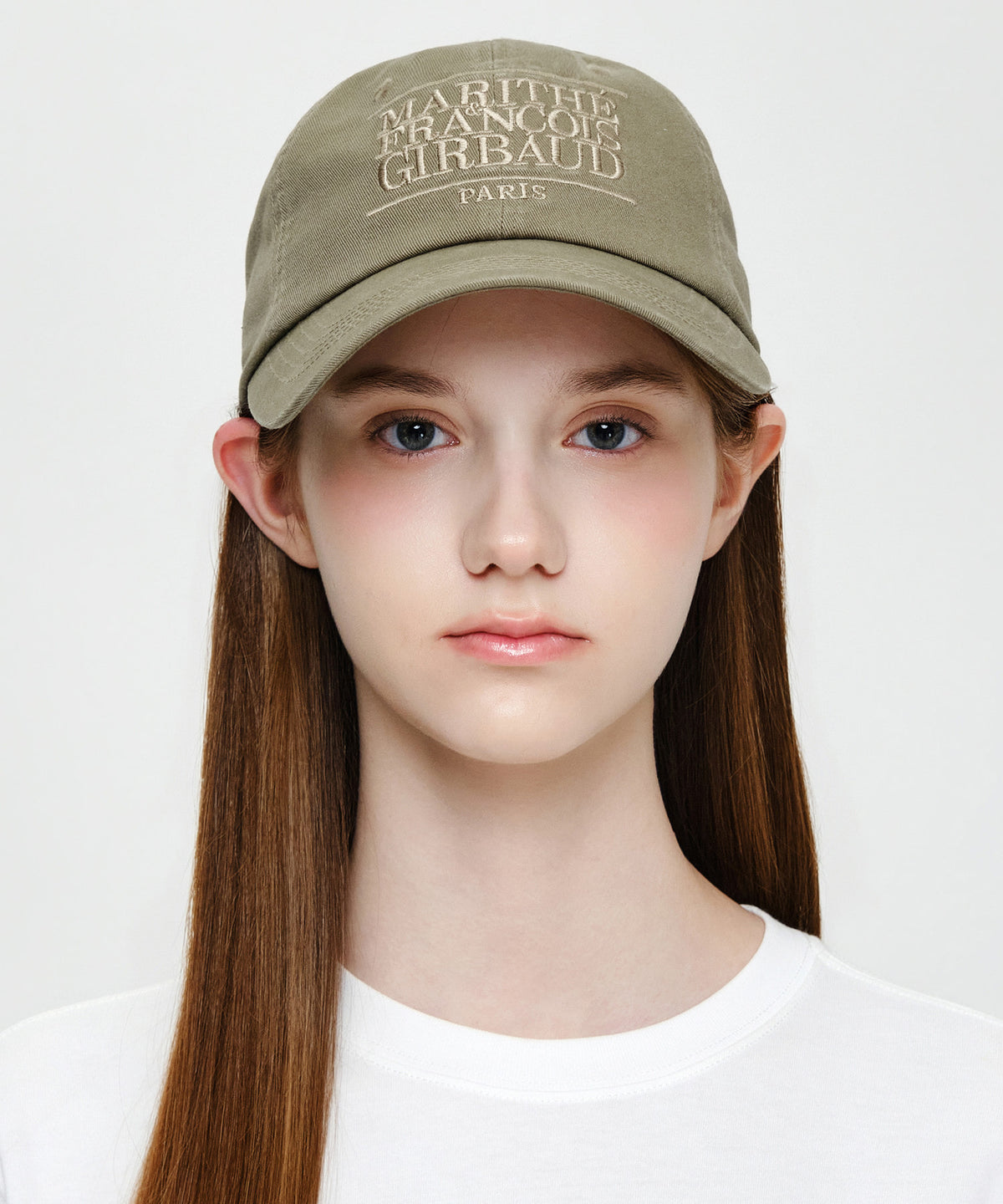 Marithe & Francois Girbaud - Classic Logo Covered Cap (Dark Beige) product image 5 | TRAB K-Fashion Australia