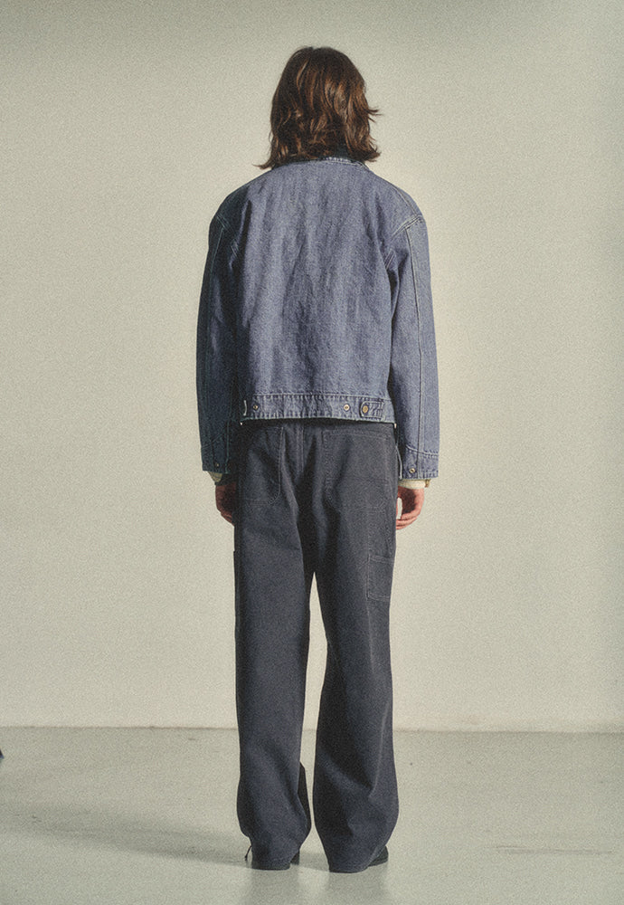 Art if acts - Marina Denim Work Jacket (Mid Blue) product image 4 | TRAB K-Fashion Australia