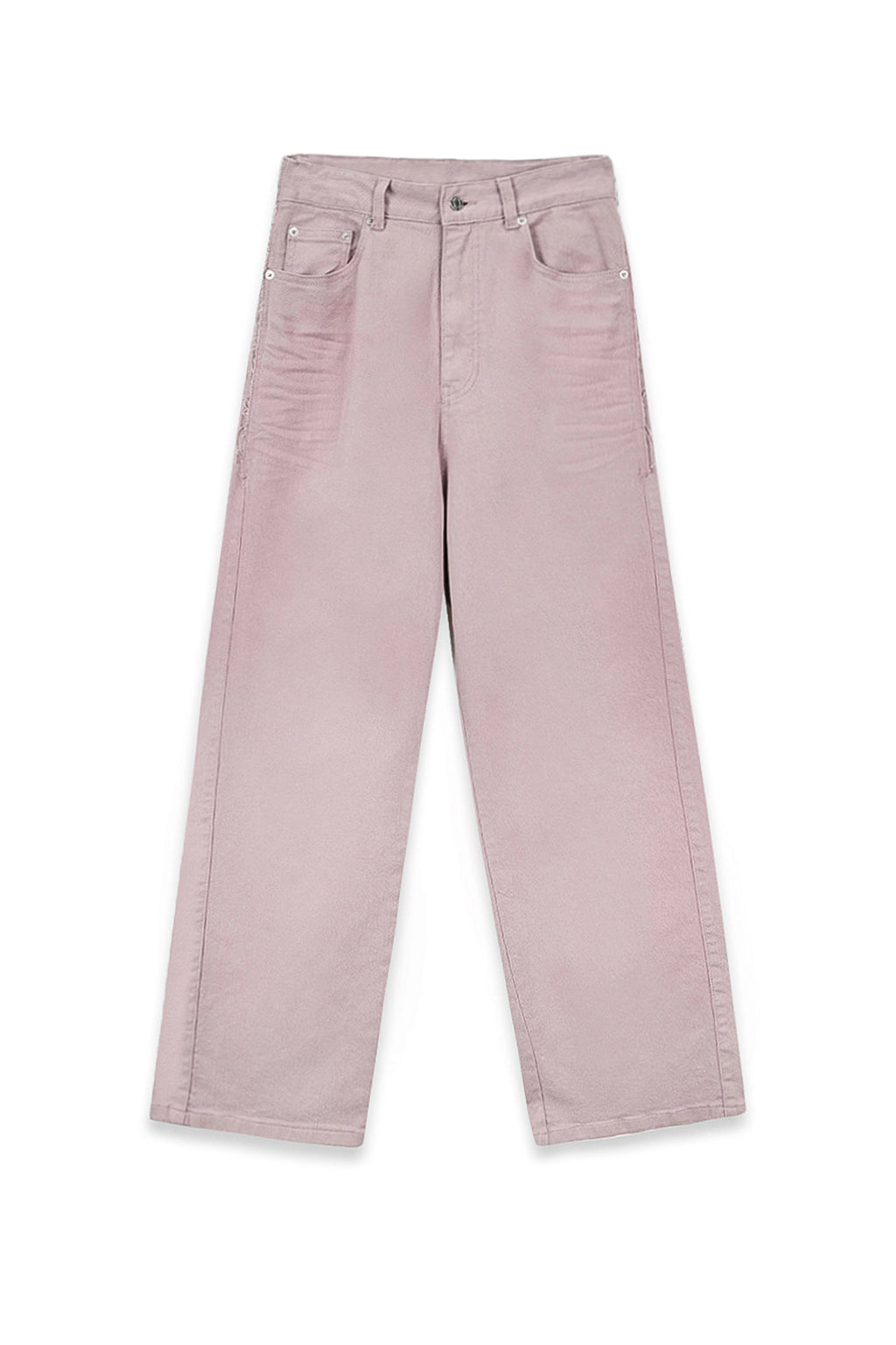 Matin Kim - Color Point Washed Denim Pants (Pink) product image 1 | TRAB K-Fashion Australia