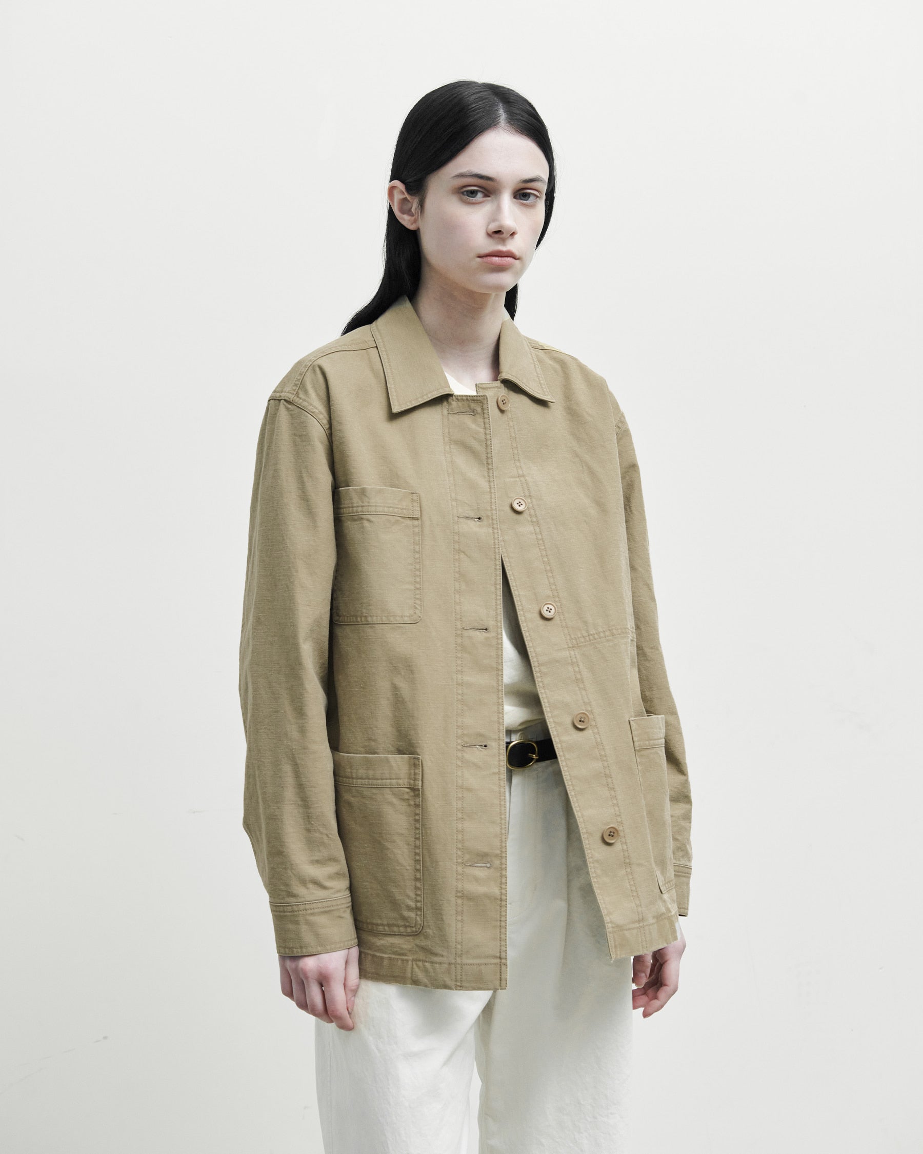 Brownyard - Washed Work Jacket (Beige) product image 1 | TRAB K-Fashion Australia