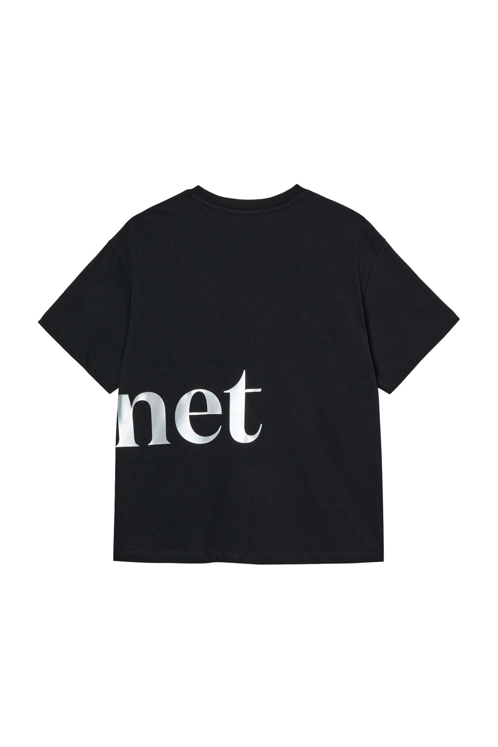 Deinet - Silver Logo T-Shirt (Black) product image 2 | TRAB K-Fashion Australia