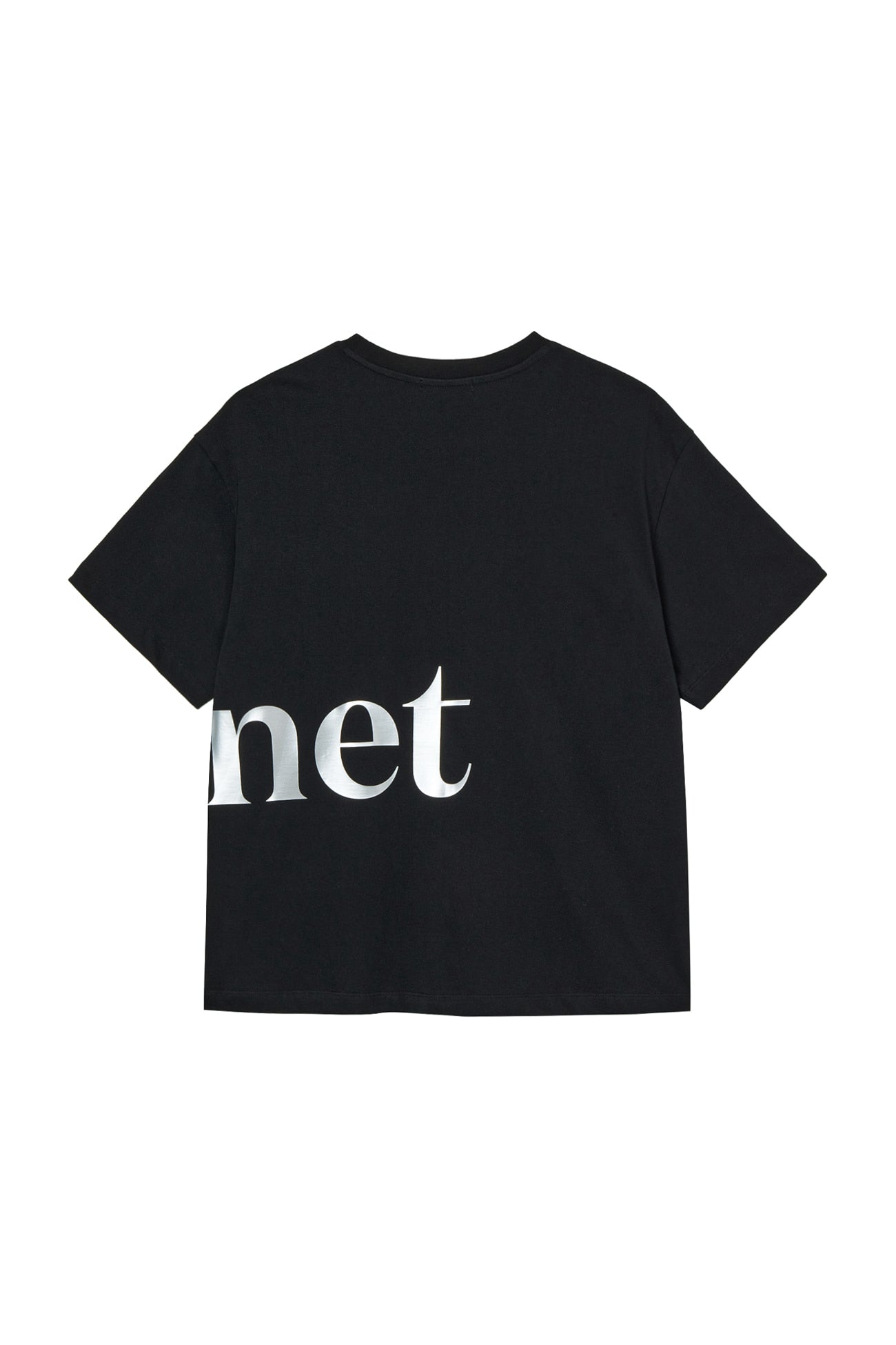Deinet - Silver Logo T-Shirt (Black) product image 2 | TRAB K-Fashion Australia