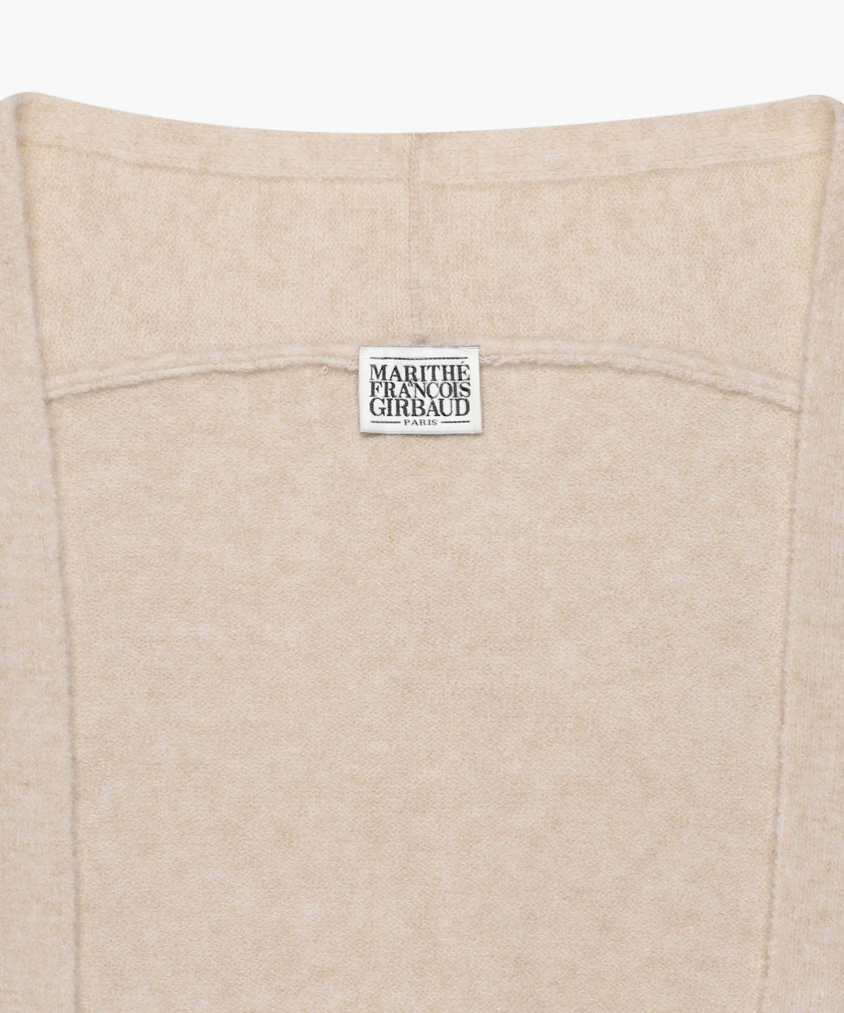 Marithe & Francois Girbaud - Circle Logo Shawl Muffler (Beige) product image 3 | TRAB K-Fashion Australia