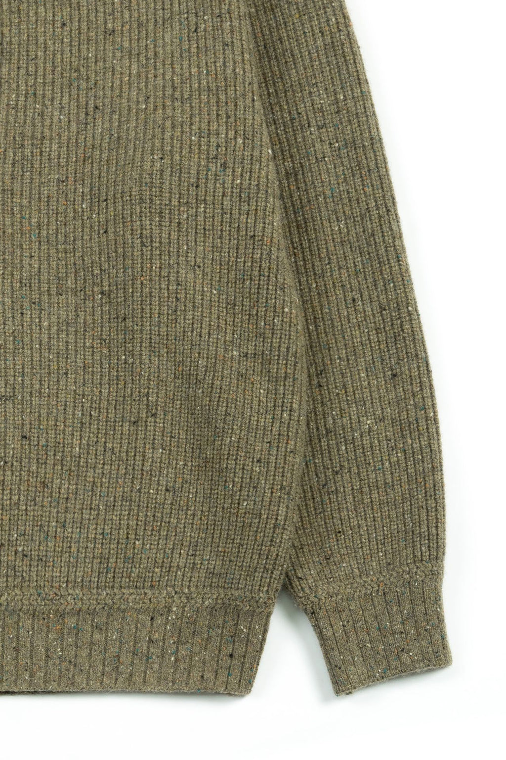 Ioedle - Building Forest Wool Blend Half Zip-Up Knit Pullover (Khaki) product image 7 | TRAB K-Fashion Australia