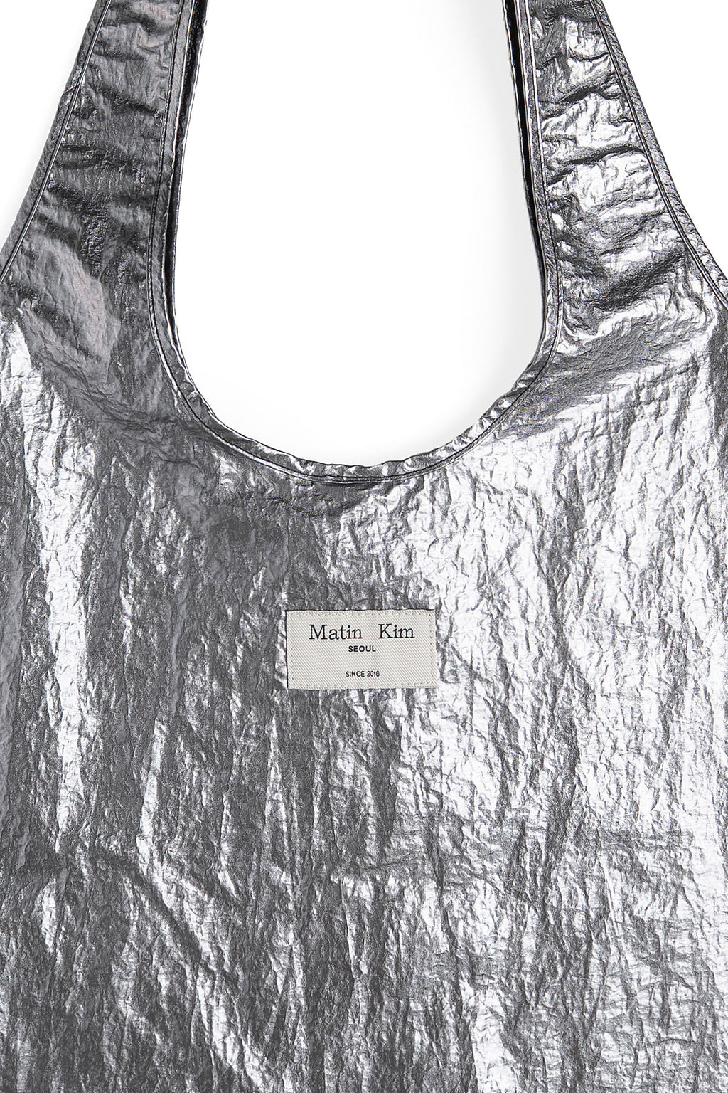 Matin Kim - Matin Line Stitch Ecobag (Dark Silver) product image 4 | TRAB K-Fashion Australia