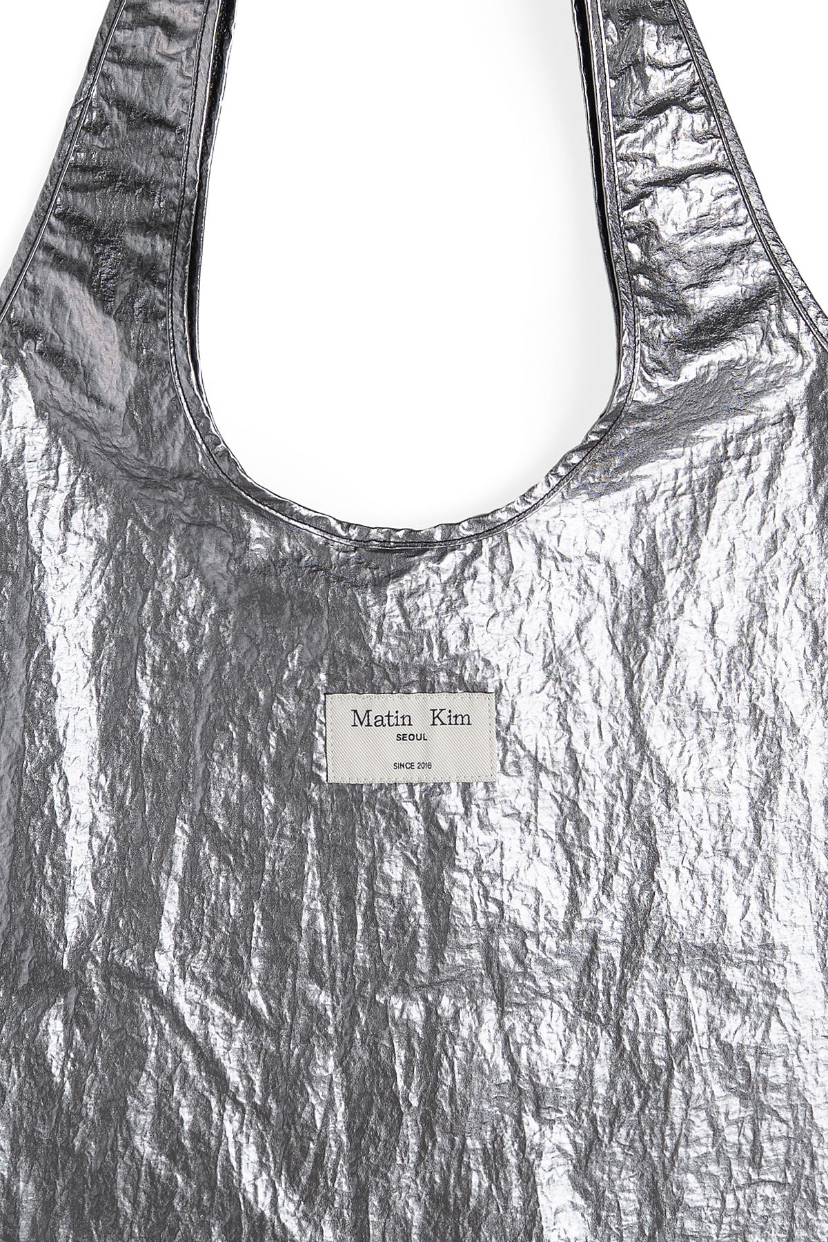 Matin Kim - Matin Line Stitch Ecobag (Dark Silver) product image 4 | TRAB K-Fashion Australia