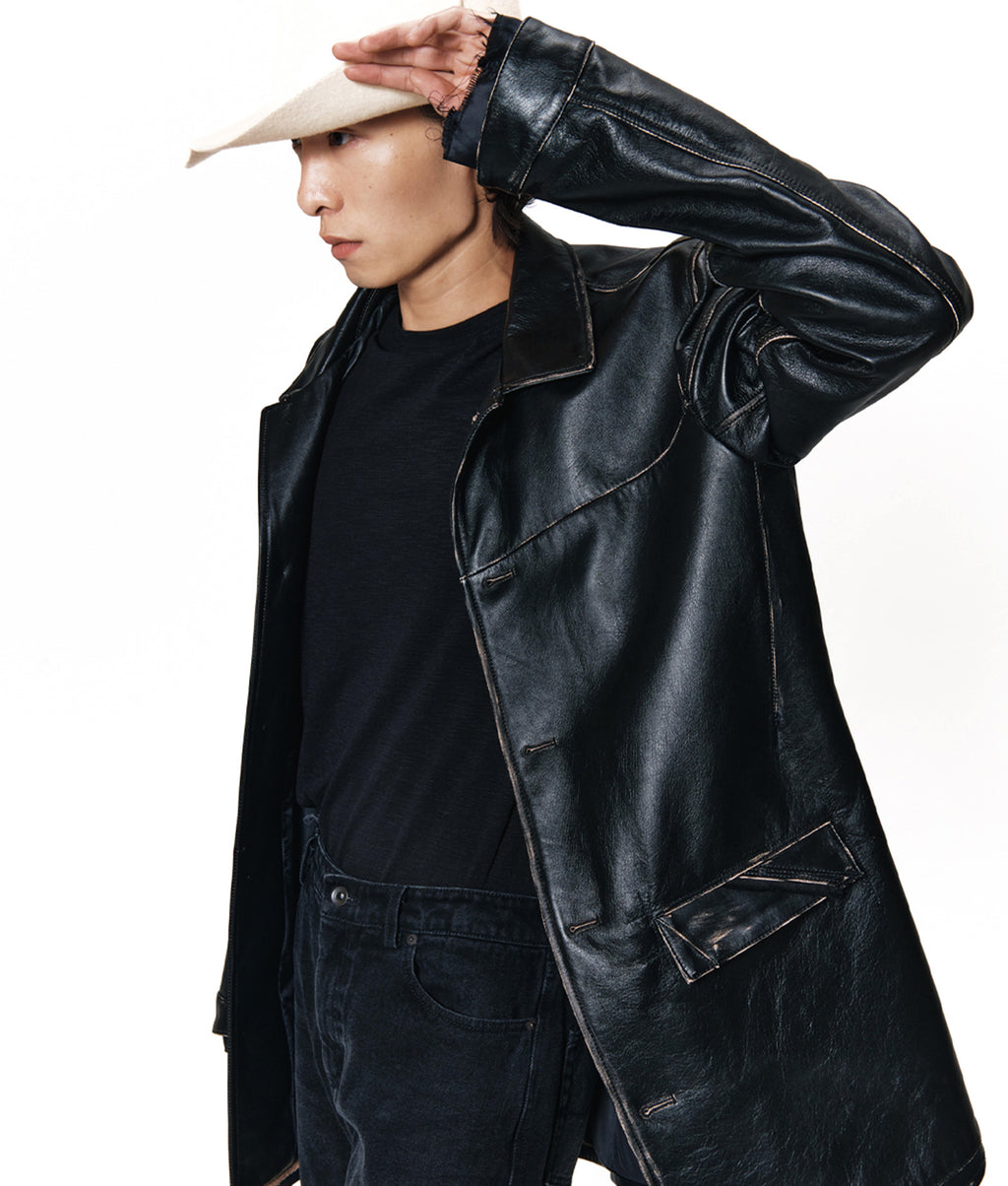 XLIM - Ep.8 01 Leather Jacket (Black) product image 12 | TRAB K-Fashion Australia