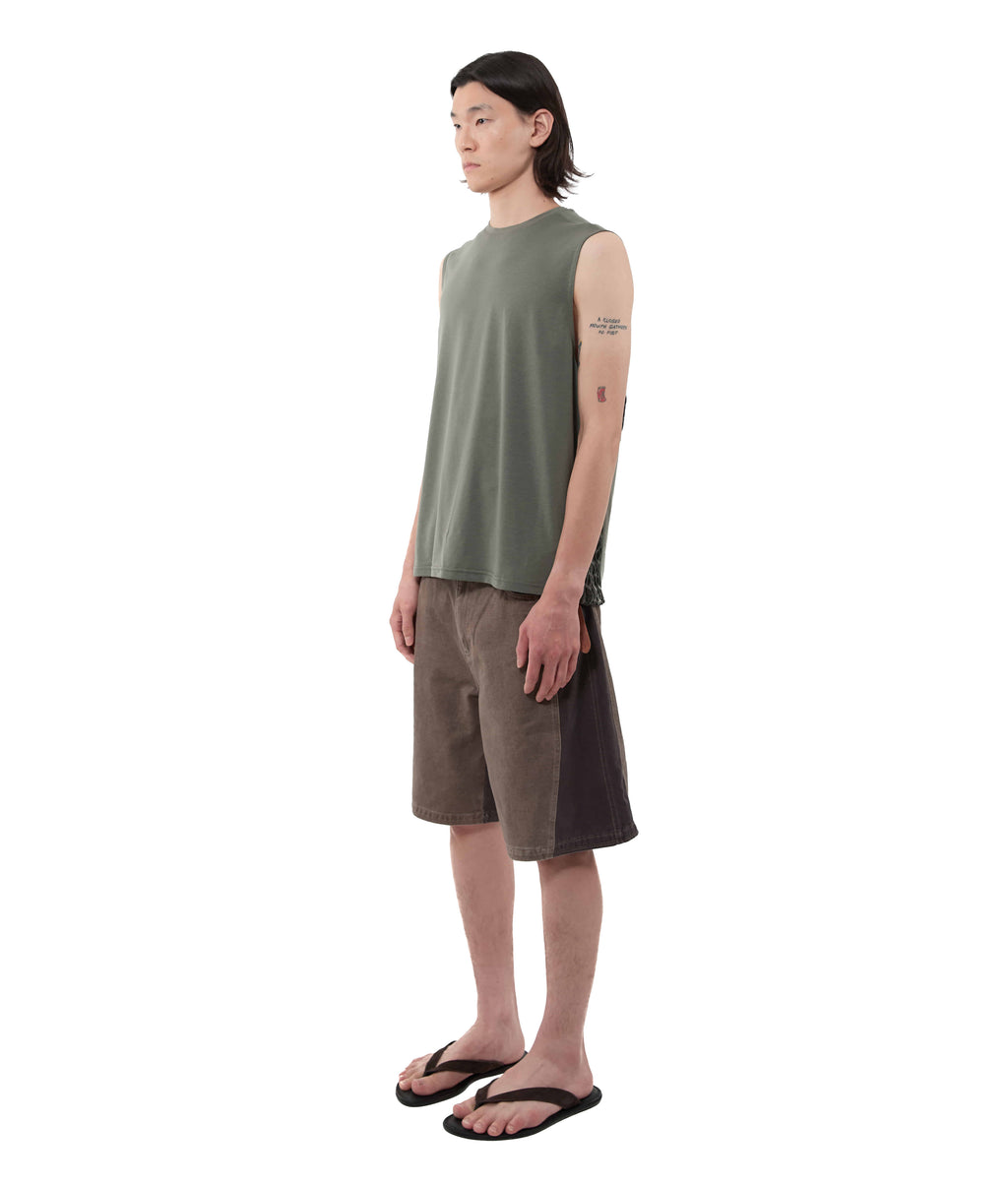 XLIM - Ep.9 Synopsis 01 Tank Top (Khaki) product image 6 | TRAB K-Fashion Australia