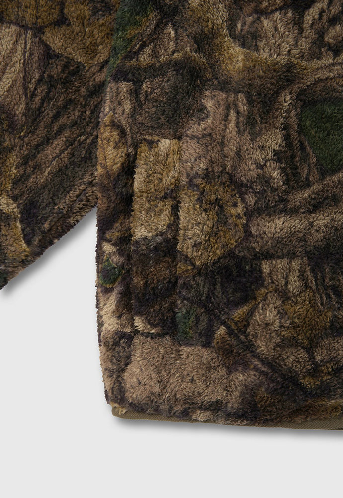 Tonywack - Leaf Camo Printed Fleece Jacket (Brown) product image 14 | TRAB K-Fashion Australia