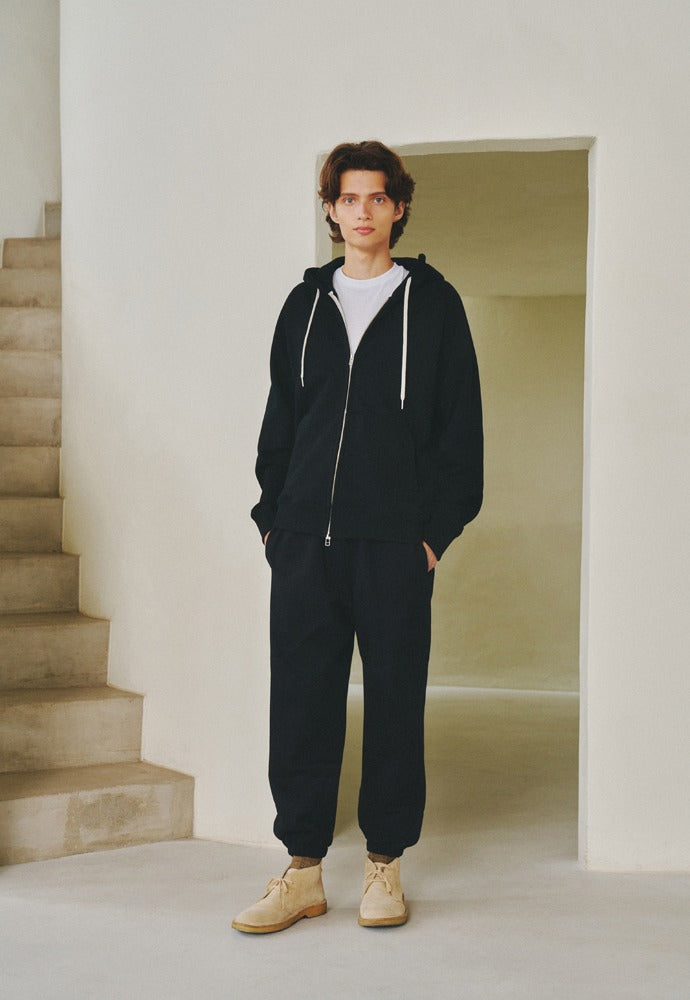 Art if acts - Heavy Hooded Sweat Shirt(zipup) (Black) product image 1 | TRAB K-Fashion Australia