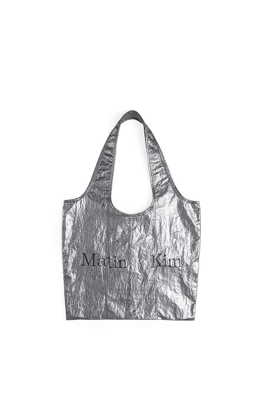 Matin Kim - Matin Line Stitch Ecobag (Dark Silver) product image 1 | TRAB K-Fashion Australia