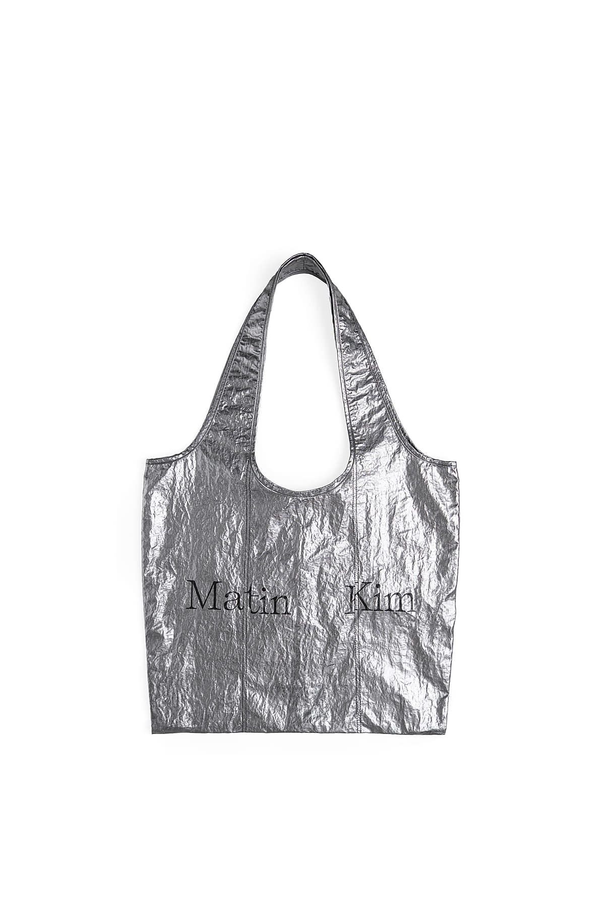 Matin Kim - Matin Line Stitch Ecobag (Dark Silver) product image 1 | TRAB K-Fashion Australia