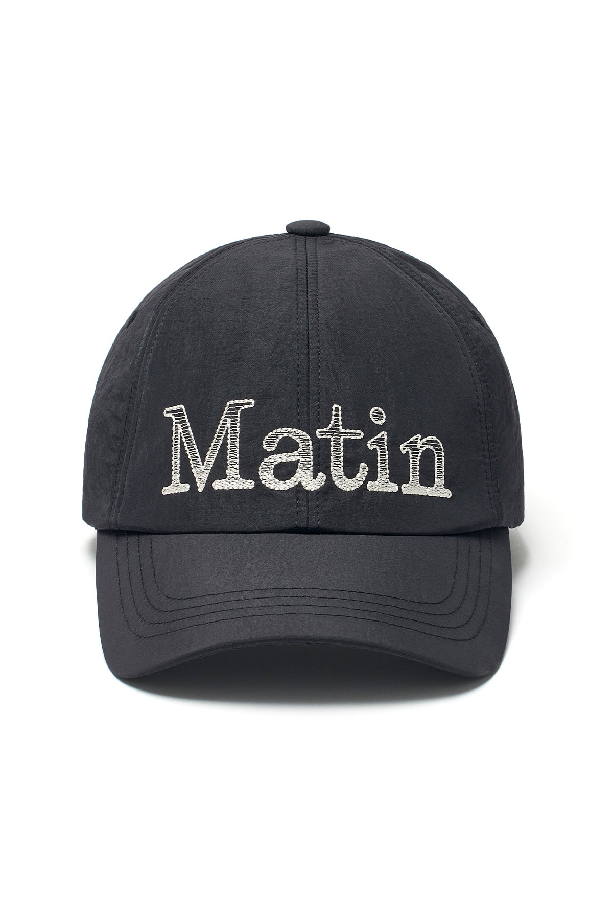 Matin Kim - Matin Glossy Ball Cap (Black) product image 1 | TRAB K-Fashion Australia