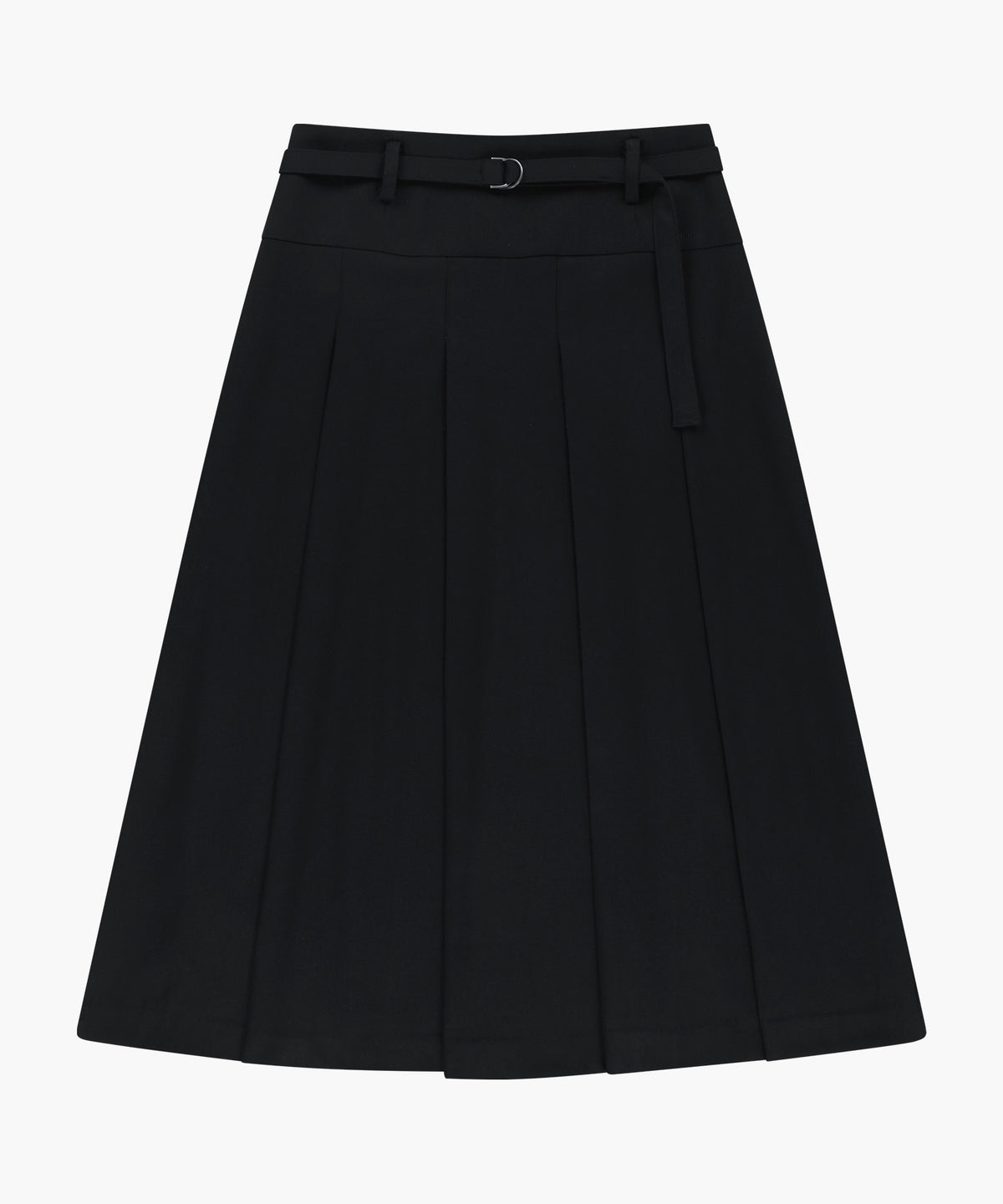 Marithe & Francois Girbaud - Belted Pleats Midi Skirt (Black) product image 6 | TRAB K-Fashion Australia