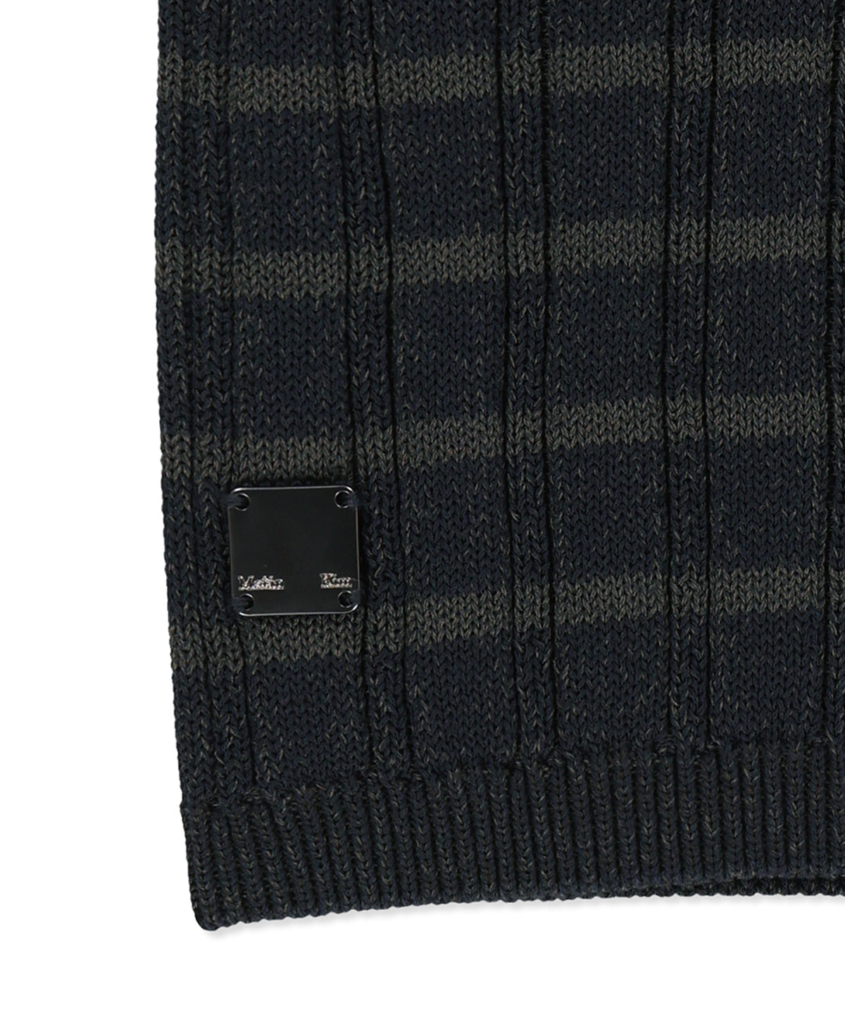 Matin Kim - Stripe Knit Shorts (Navy) product image 4 | TRAB K-Fashion Australia