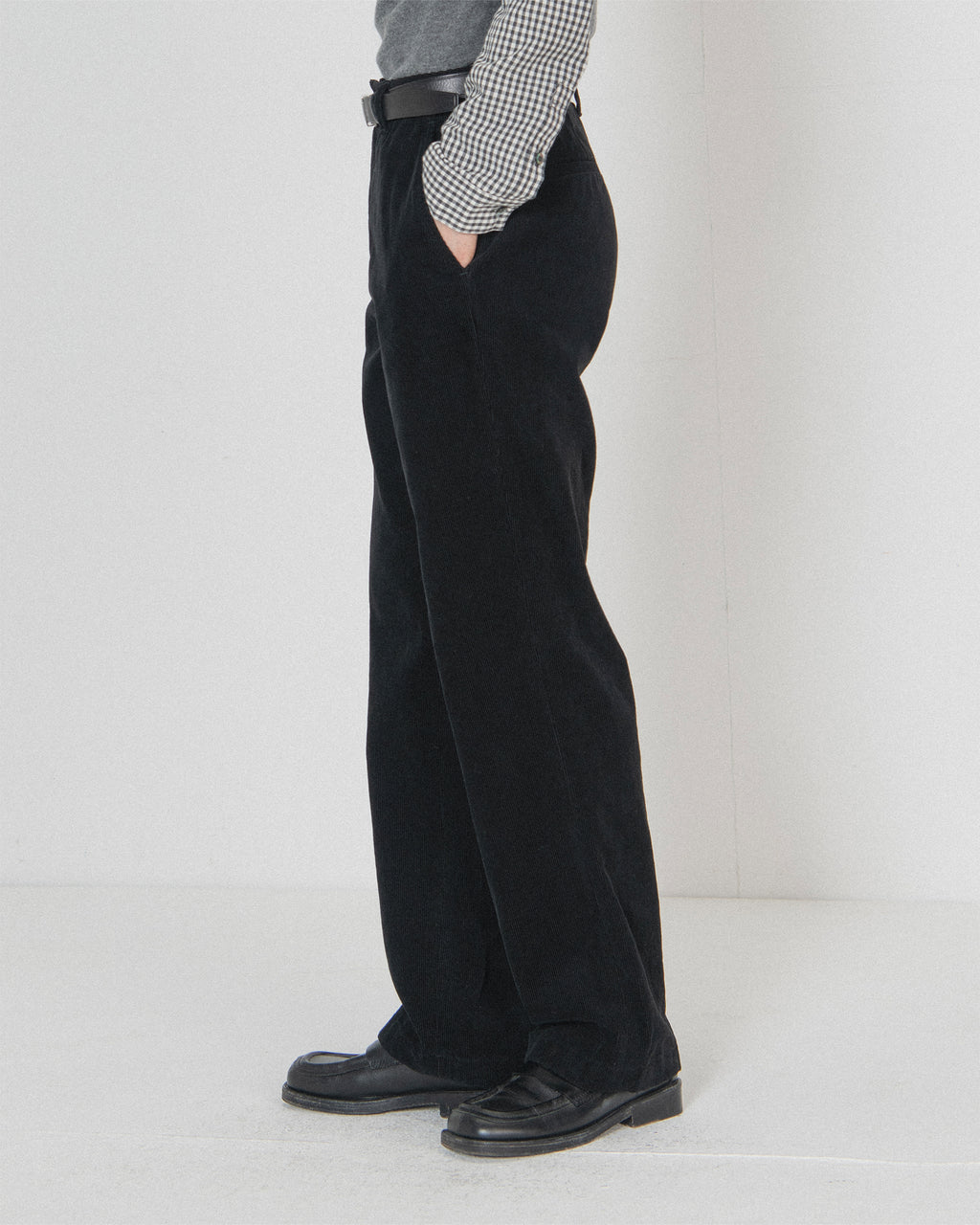 Brownyard - Corduroy Pants (Black) product image 6 | TRAB K-Fashion Australia