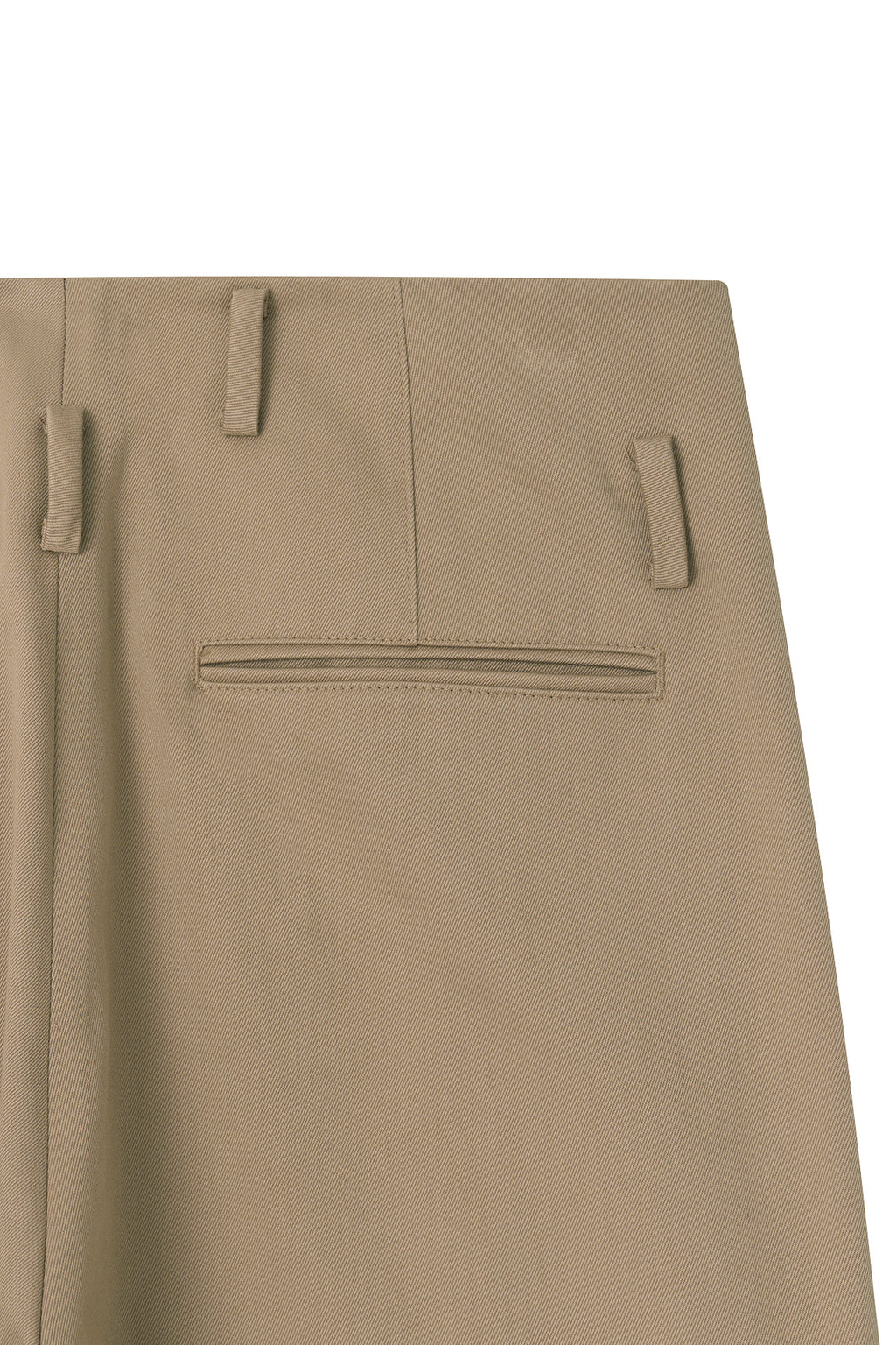 STU - Arch Pleat Cotton Pants (Beige) product image 18 | TRAB K-Fashion Australia
