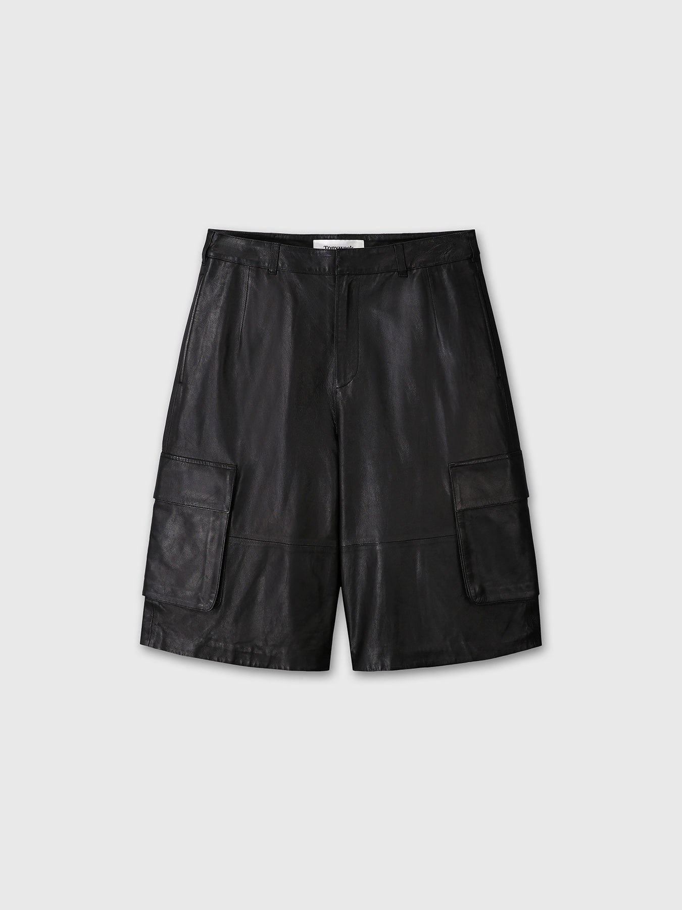 Tonywack - Lamb Leather Cargo Shorts (Black) product image 8 | TRAB K-Fashion Australia