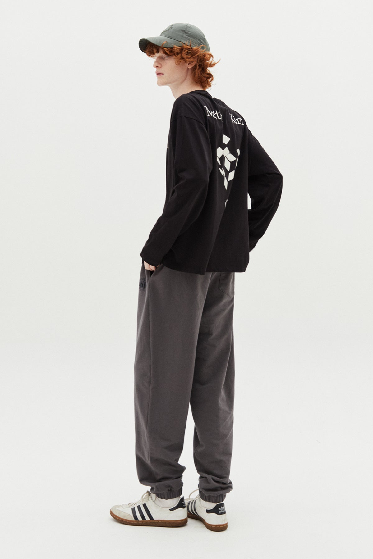 Matin Kim - Crisp Logo Ball Cap (Green) product image 8 | TRAB K-Fashion Australia