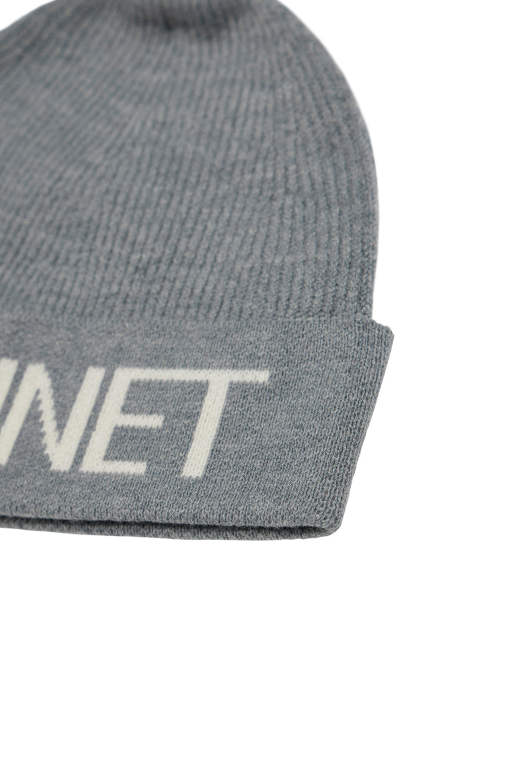 Deinet - Signature Deinet Logo Knit Beanie (Grey) product image 3 | TRAB K-Fashion Australia