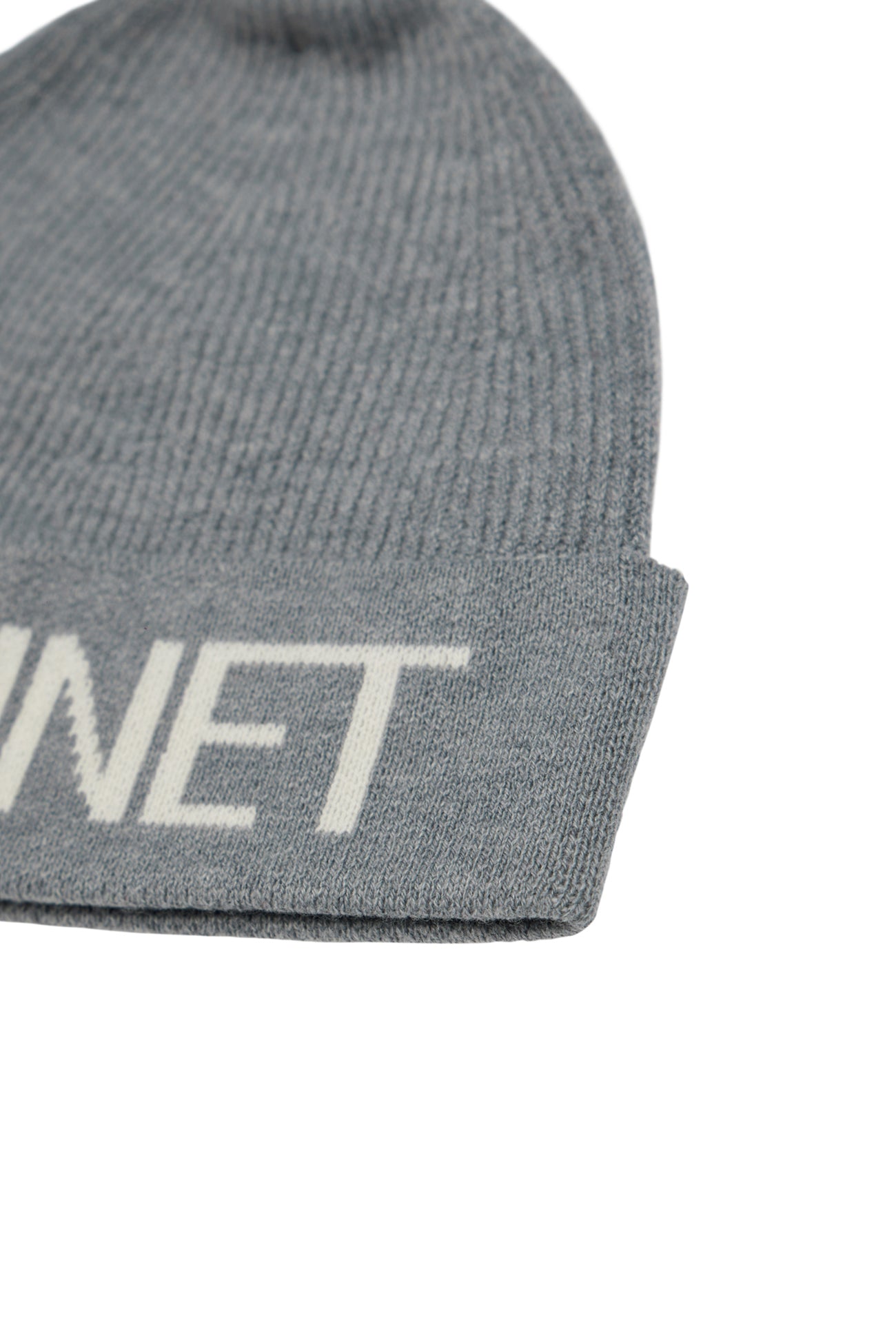 Deinet - Signature Deinet Logo Knit Beanie (Grey) product image 3 | TRAB K-Fashion Australia