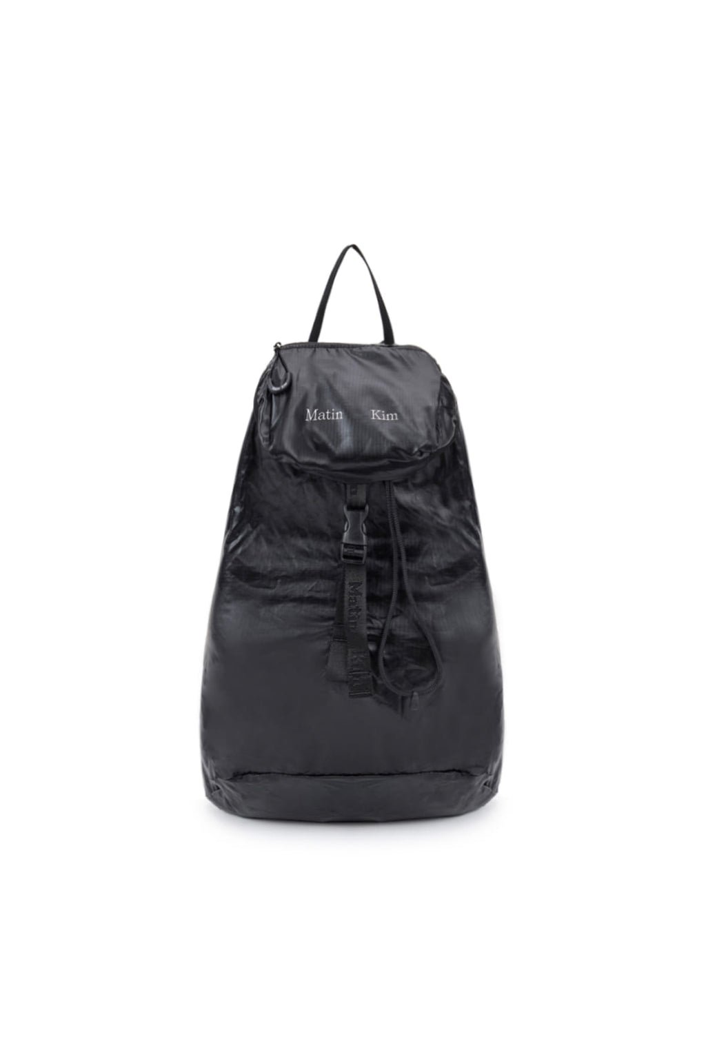 Matin Kim - Glossy Packable Backpack (Black) product image 1 | TRAB K-Fashion Australia