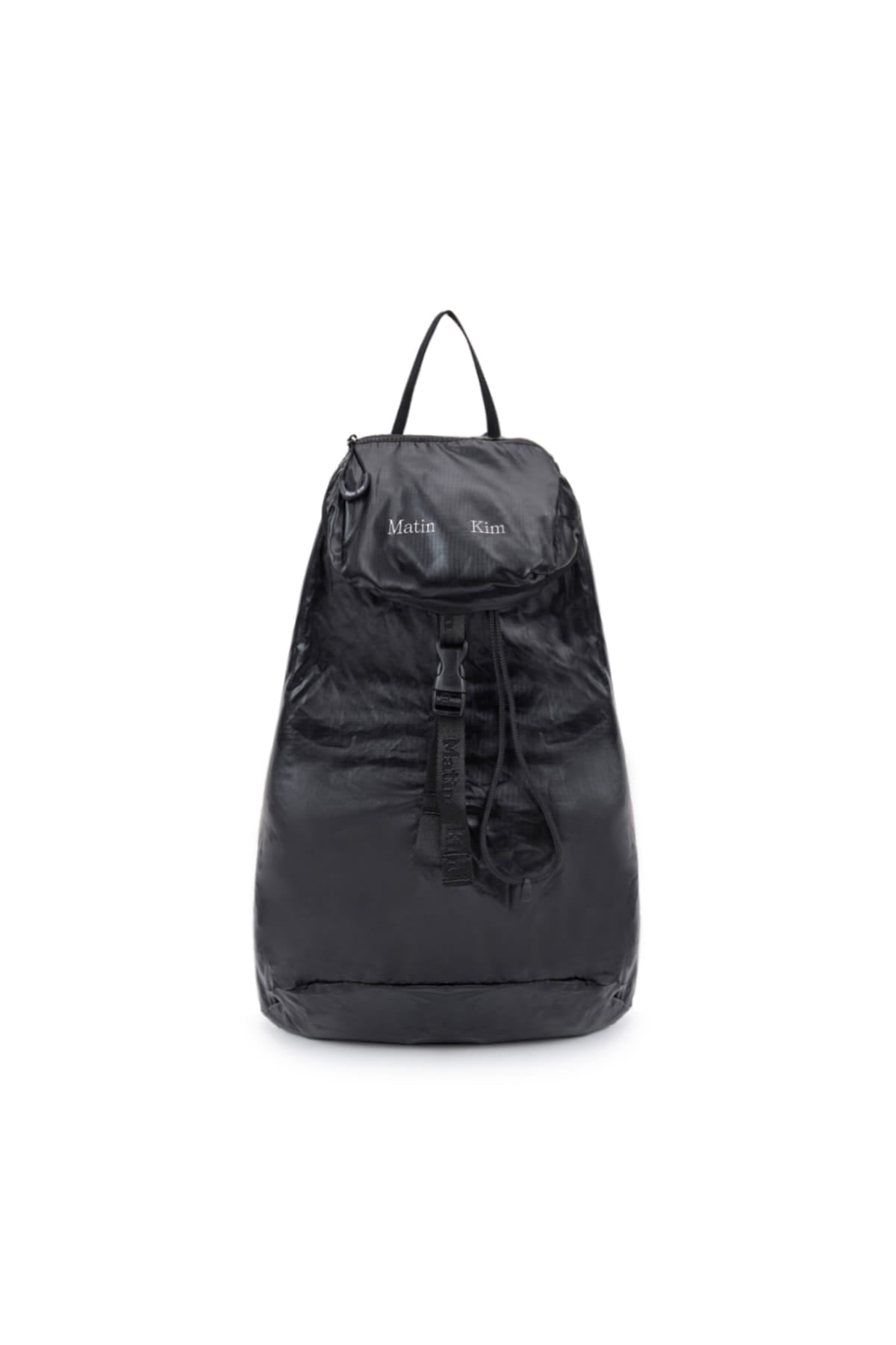 Matin Kim - Glossy Packable Backpack (Black) product image 1 | TRAB K-Fashion Australia