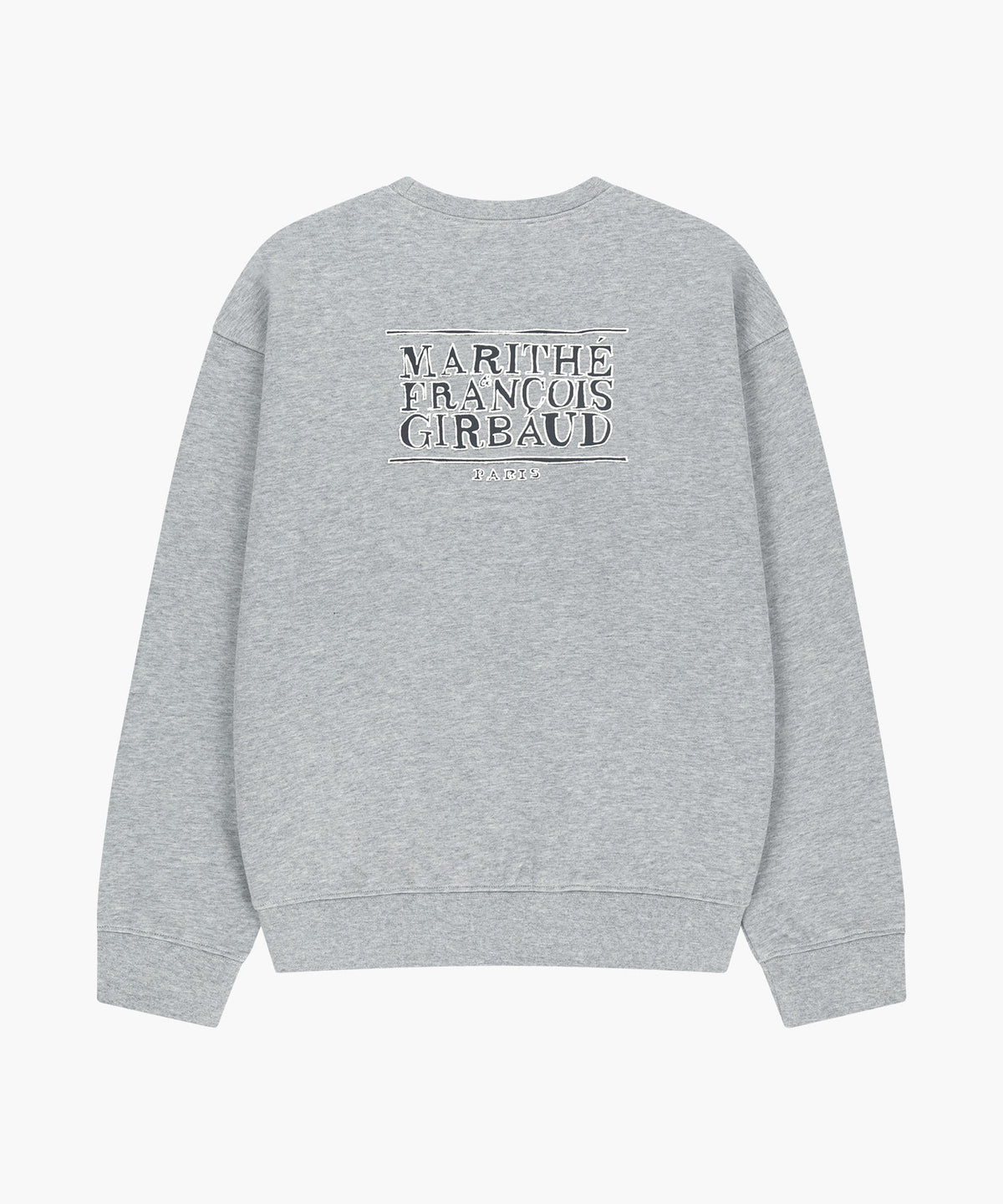 Marithe & Francois Girbaud - Doodle Classic Logo Oversized Sweatshirt (Heather Gray) product image 6 | TRAB K-Fashion Australia