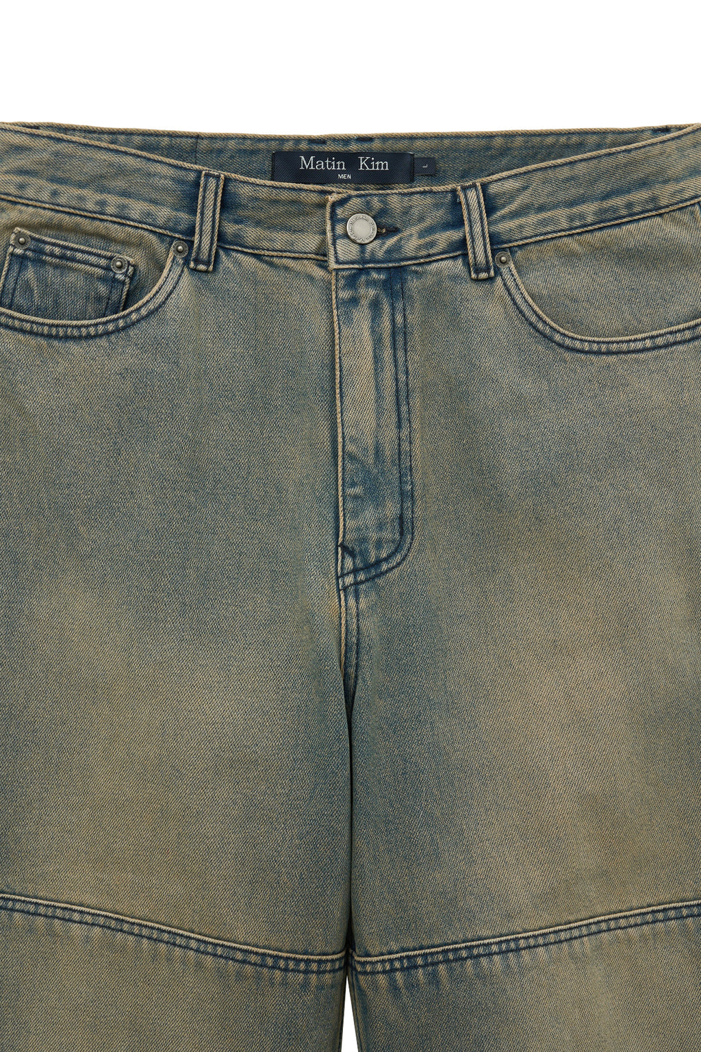 Matin Kim - Western Detail Denim Pants (Blue) product image 3 | TRAB K-Fashion Australia
