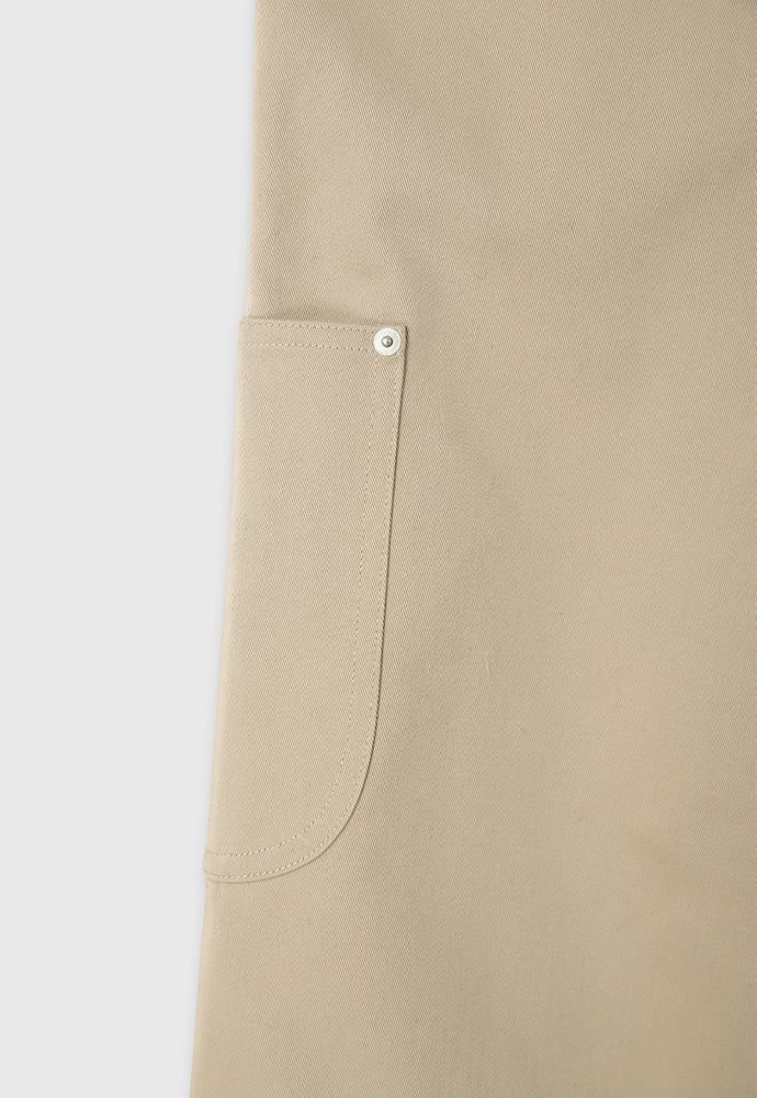Tonywack - Hard Twist Semi-Wide Cut Double Knee Pants (Beige) product image 13 | TRAB K-Fashion Australia