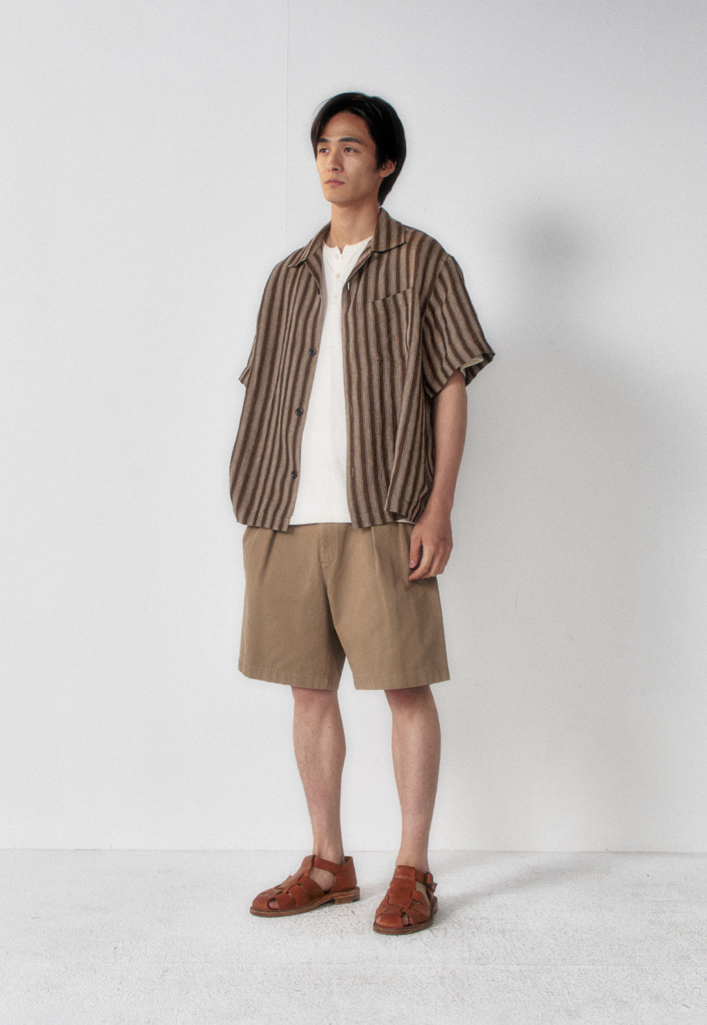 Art if acts - Washed Chino Shorts (Beige) product image 5 | TRAB K-Fashion Australia