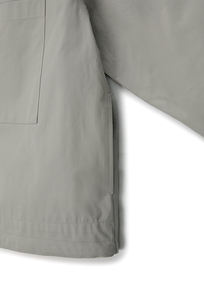 Art if acts - One Pocket Stand Collar Shirt (Grey) product image 12 | TRAB K-Fashion Australia