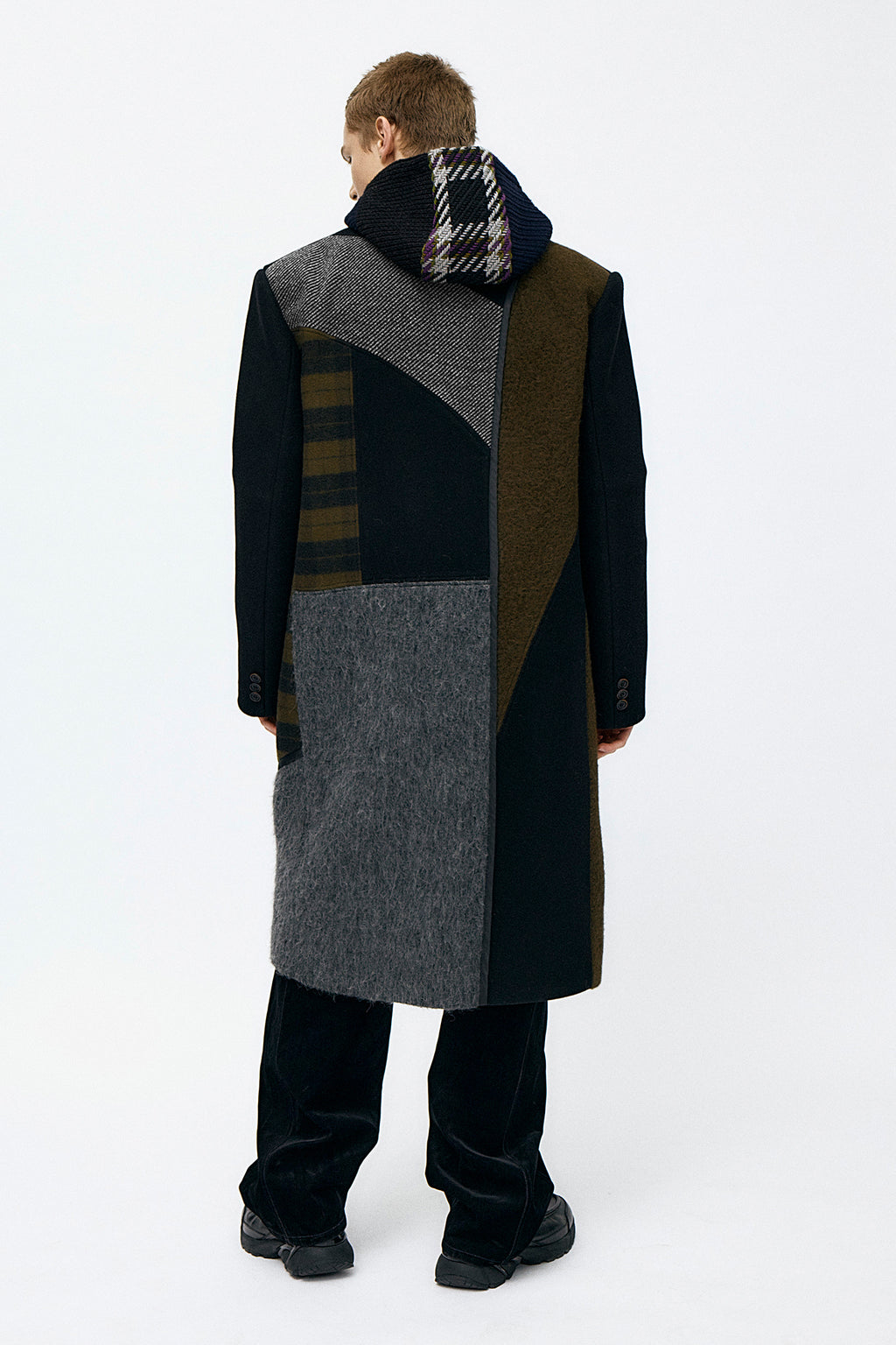 Andersson Bell - Patchwork Wool Coat (Multi) product image 5 | TRAB K-Fashion Australia