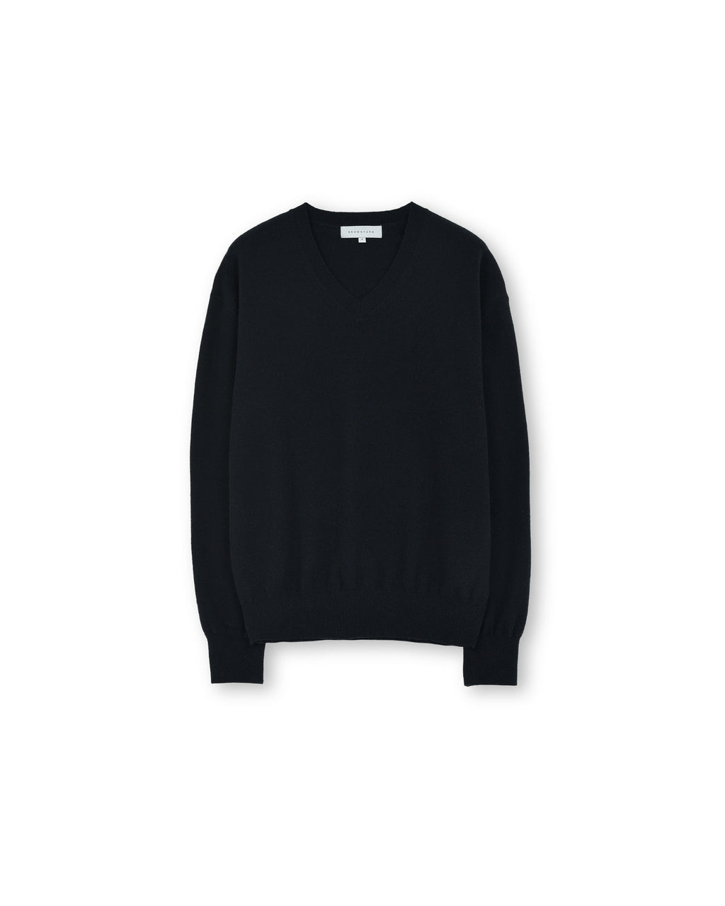 Brownyard - Extra Super Fine V Neck Knit (Black) product image 4 | TRAB K-Fashion Australia
