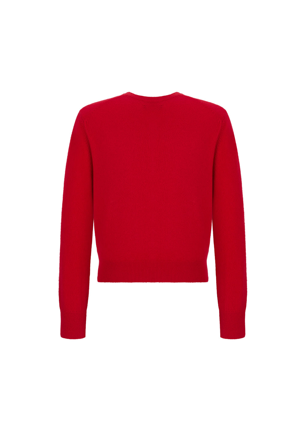 Amomento - Cashmere Crewneck Cardigan (Red) product image 10 | TRAB K-Fashion Australia