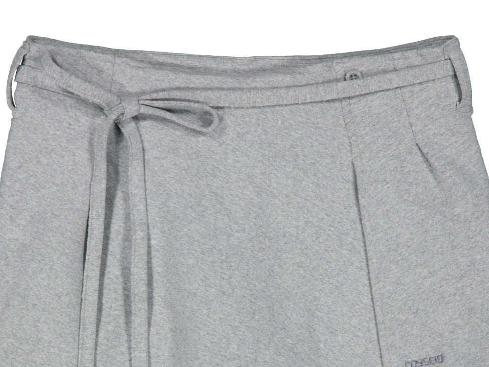 Coyseio - Soft Cropped Skirt Pants (Melange Grey) product image 12 | TRAB K-Fashion Australia