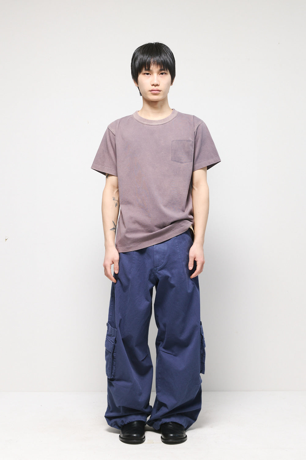 Hatchingroom - Bleached Tee (Purple Grey) product image 3 | TRAB K-Fashion Australia