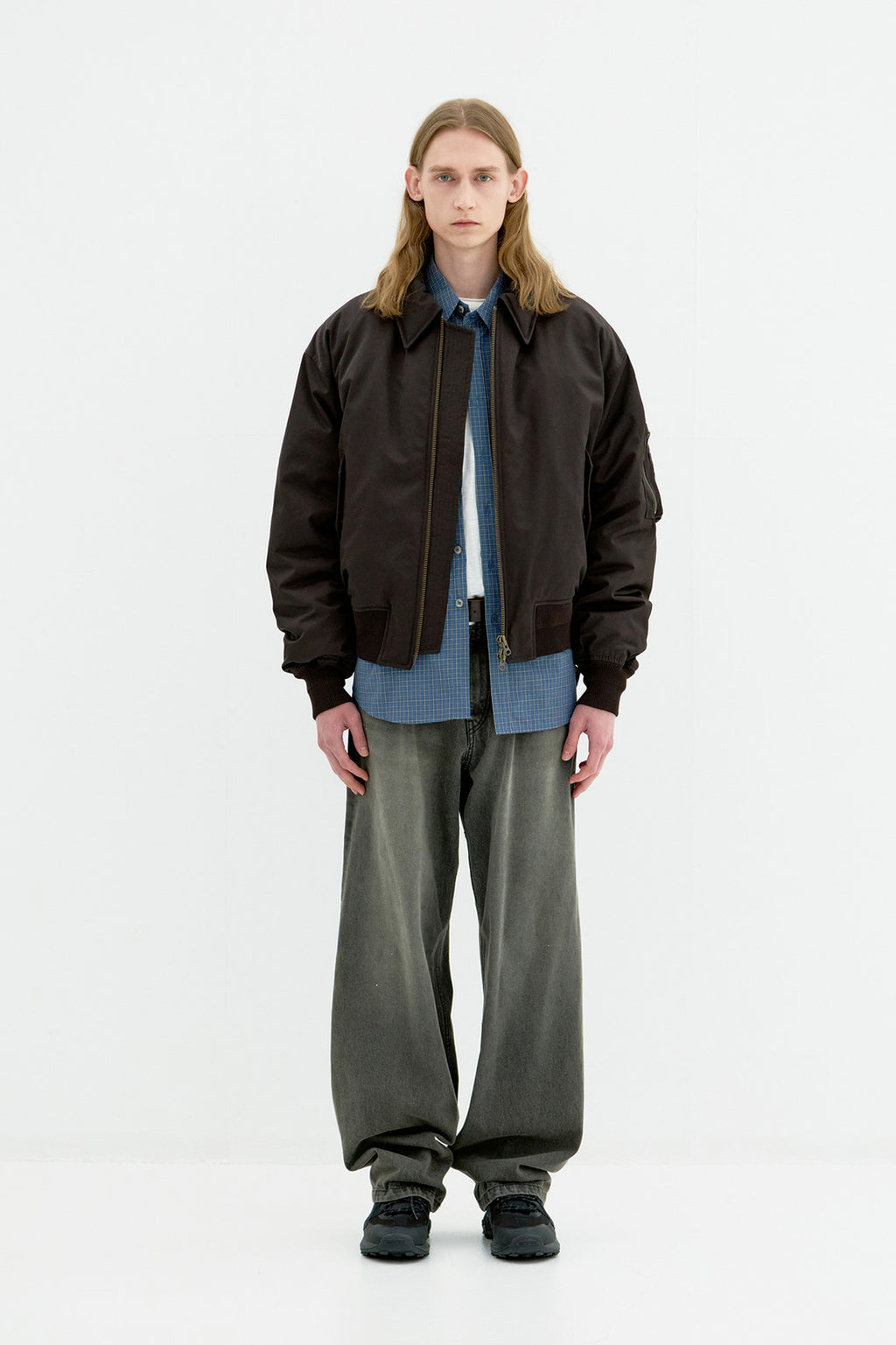 Coor - Collar Neck Down Puffer (Dark Brown) product image 2 | TRAB K-Fashion Australia