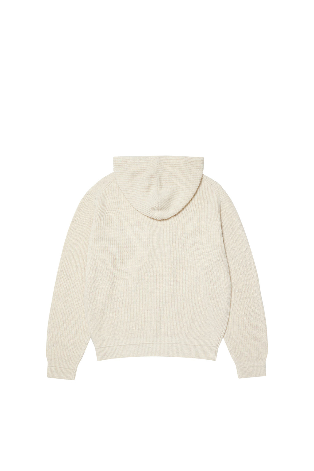 Deinet - Basic Logo Knit Hoodie (Oatmeal) product image 2 | TRAB K-Fashion Australia