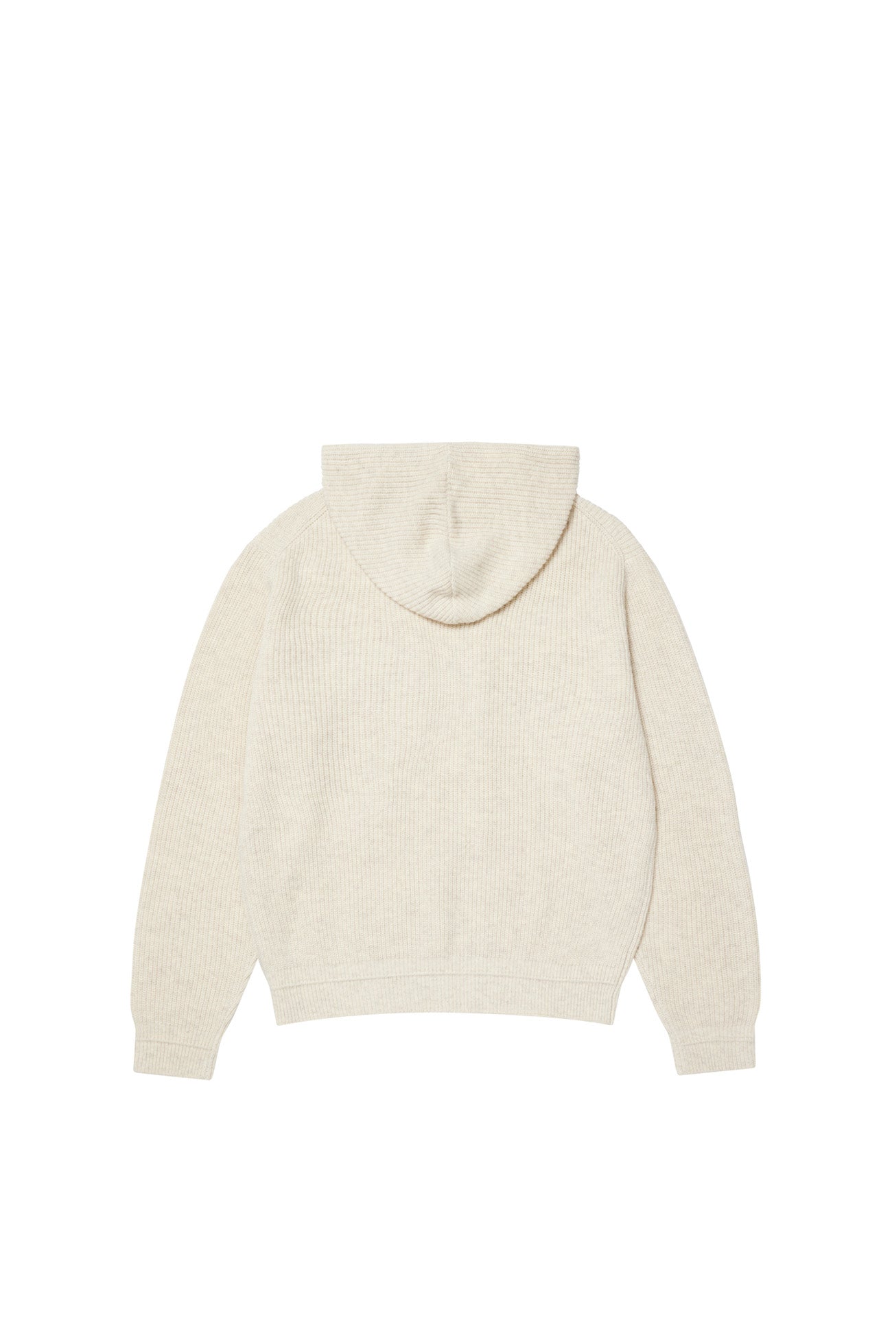 Deinet - Basic Logo Knit Hoodie (Oatmeal) product image 2 | TRAB K-Fashion Australia