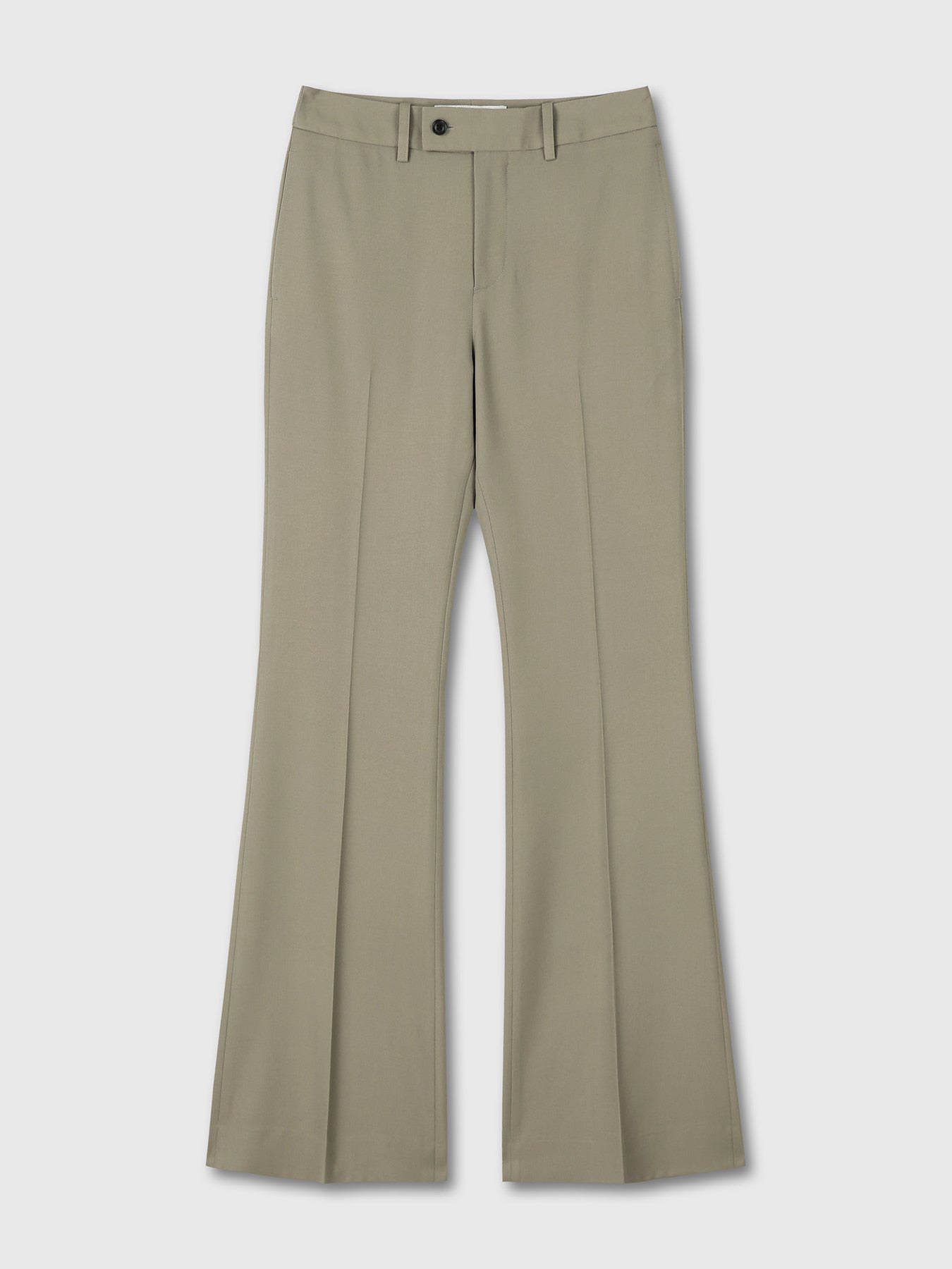 Tonywack - Wool Twill Flared Trousers (Khaki) product image 8 | TRAB K-Fashion Australia