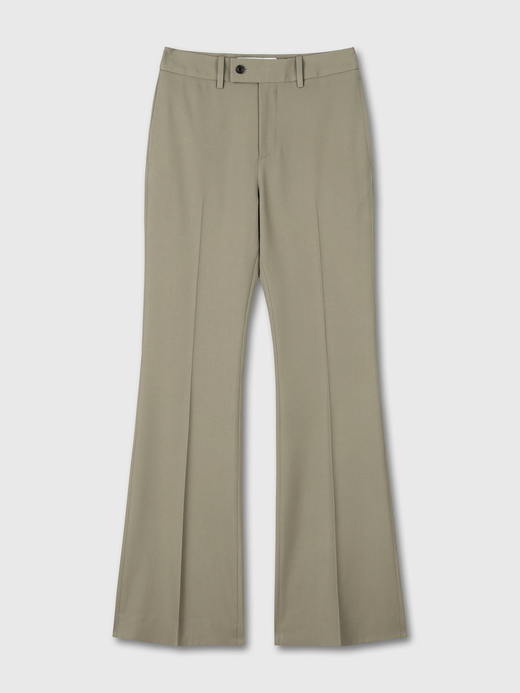 Tonywack - Wool Twill Flared Trousers (Khaki) product image 8 | TRAB K-Fashion Australia