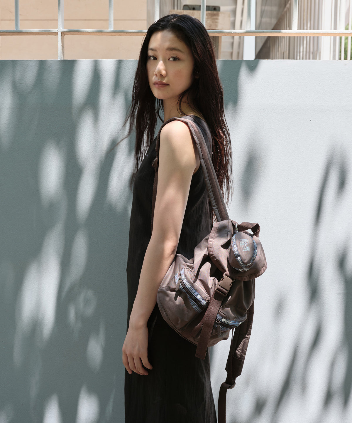 Marithe & Francois Girbaud - Marithe X Lesportsac Keyring (Brown) product image 1 | TRAB K-Fashion Australia