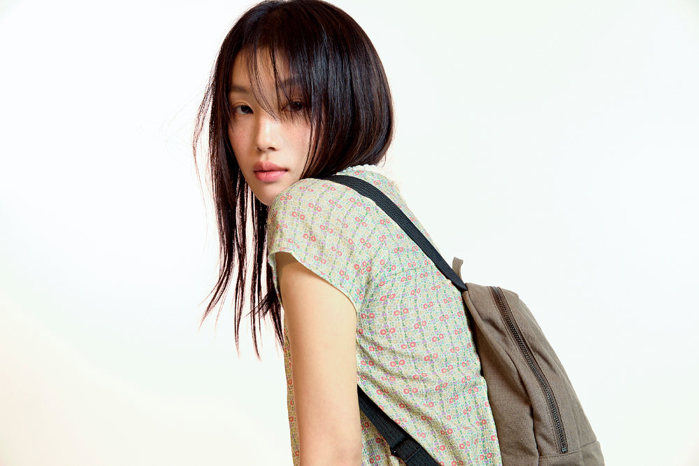 Coyseio - Fringe Shirring Blouse (Light Green) product image 5 | TRAB K-Fashion Australia