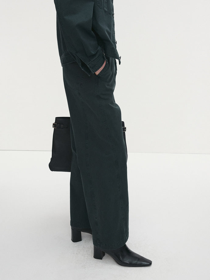 Tonywack - Garment-Dyed Cotton Belted Pants (Anthracite) product image 3 | TRAB K-Fashion Australia