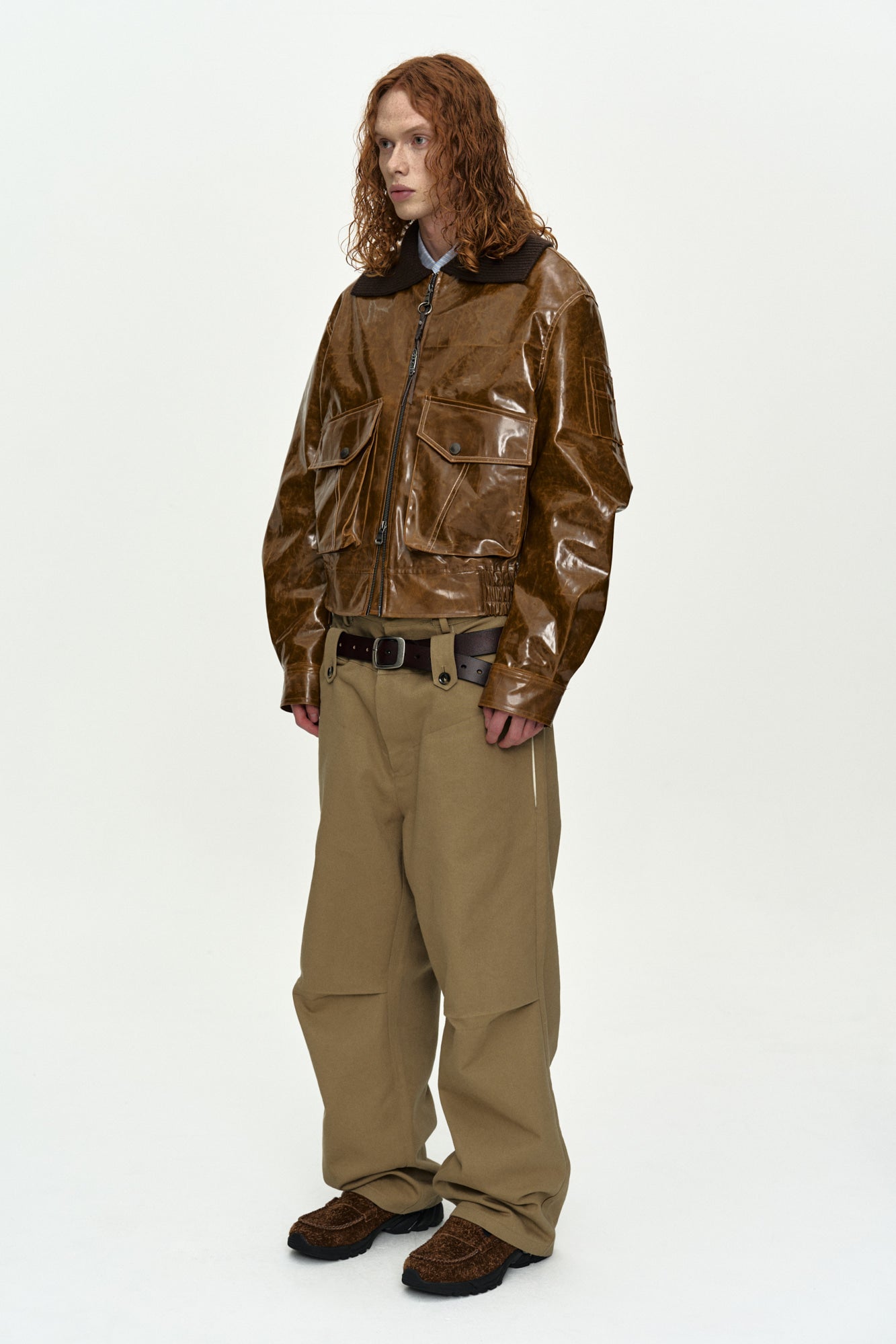 Andersson Bell - Mikoos26 Bomber Jacket (Brown) product image 3 | TRAB K-Fashion Australia